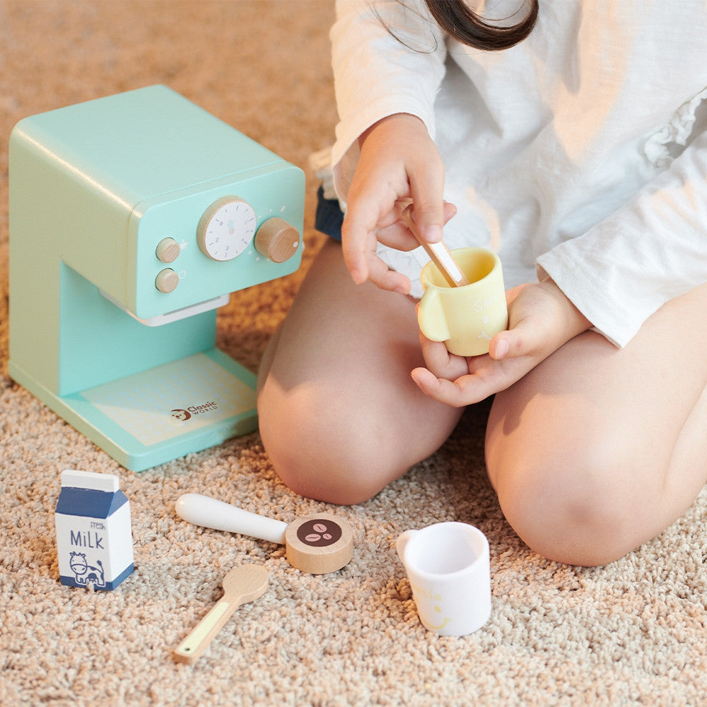 Fából készült kávéfőző gyerekeknek – Little Barista | Klasszikus világ