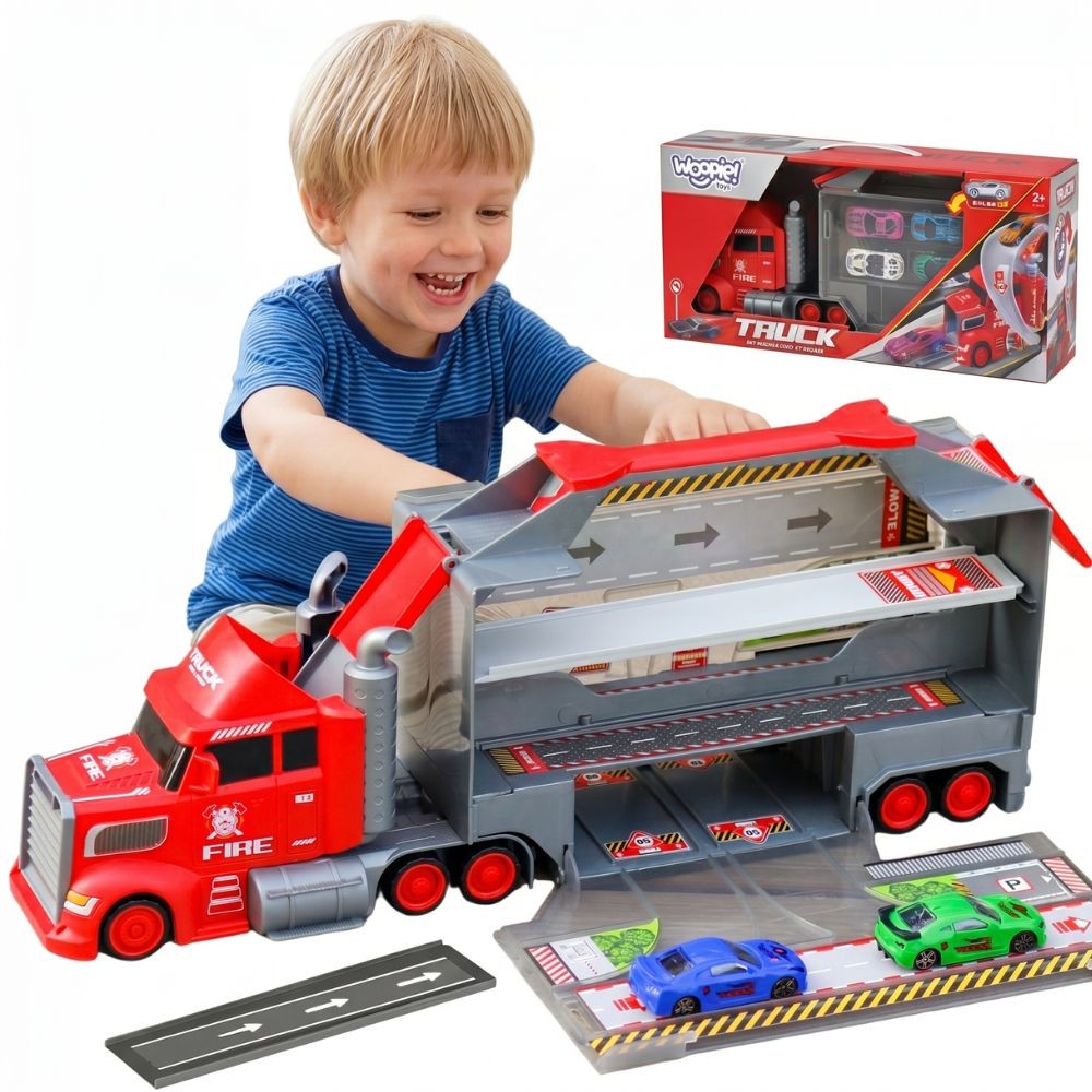 Woopie Truck Tow Truck Garage Комплект състезателна писта