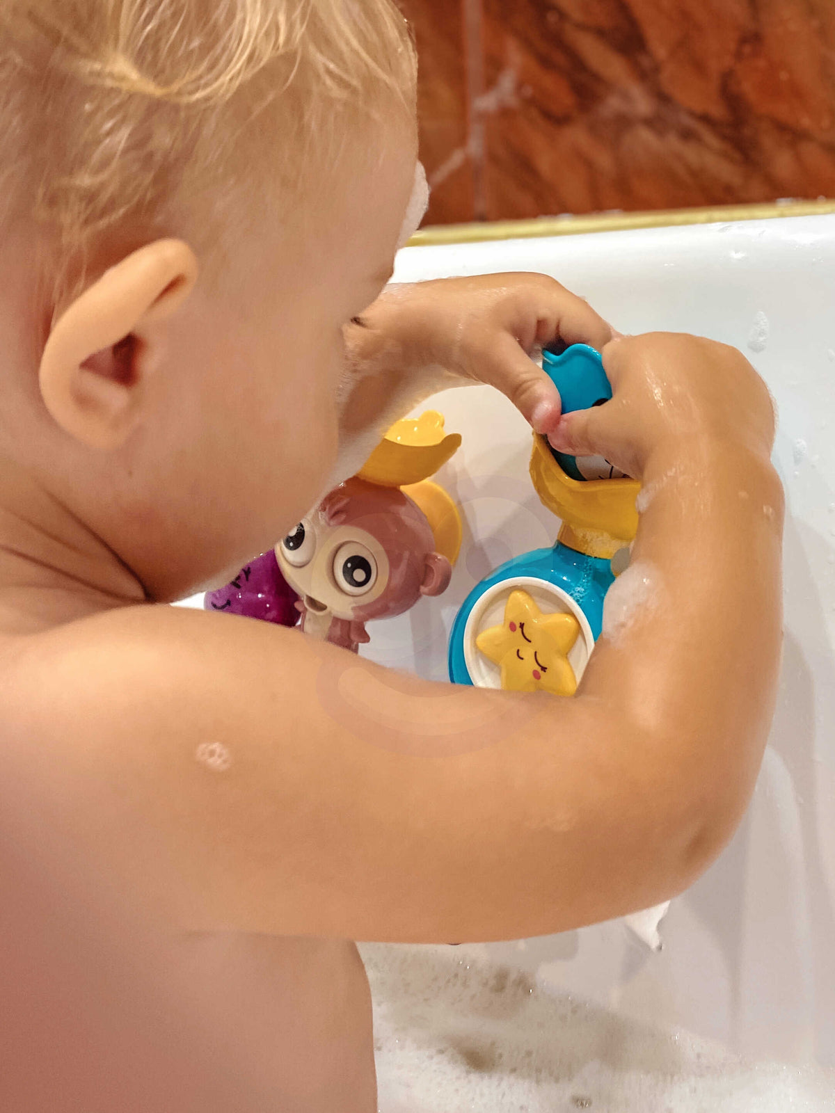 Woopie Baby Monkey Bath Water Toy + Cup