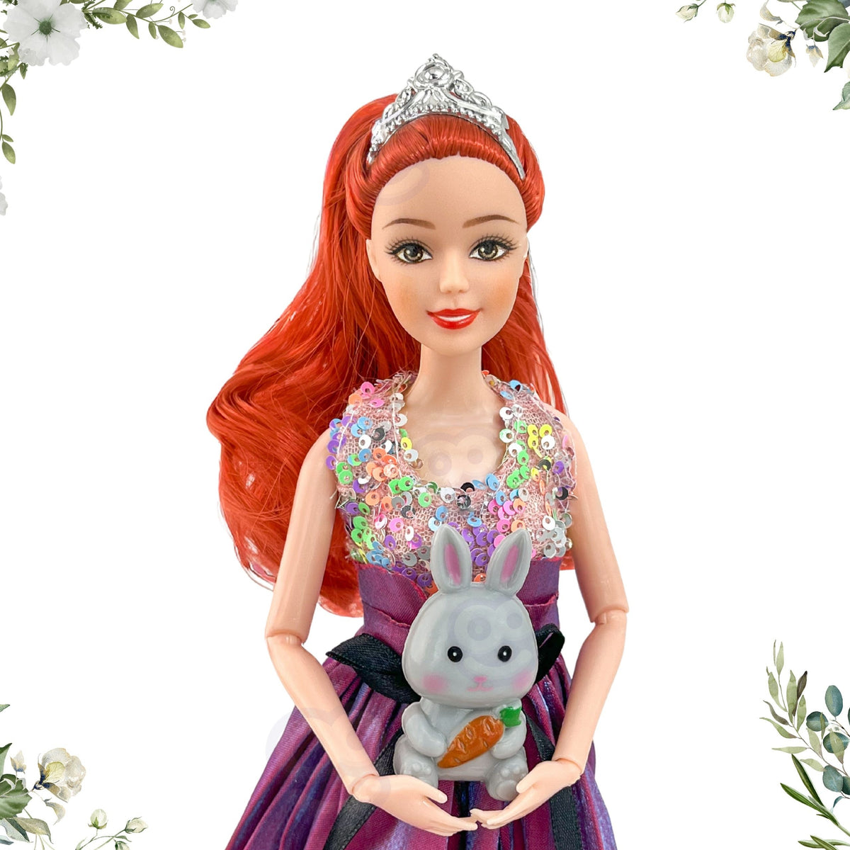 Woopie Royal Emi Style Fashion Doll 32 cm - Elegante principessa in abito rosa + accessori