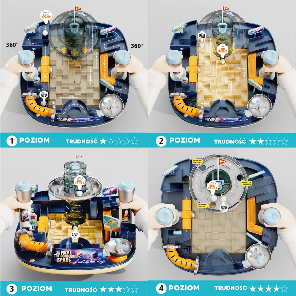 Woopie Space Maze 3d - Consola Arcade Interactiva