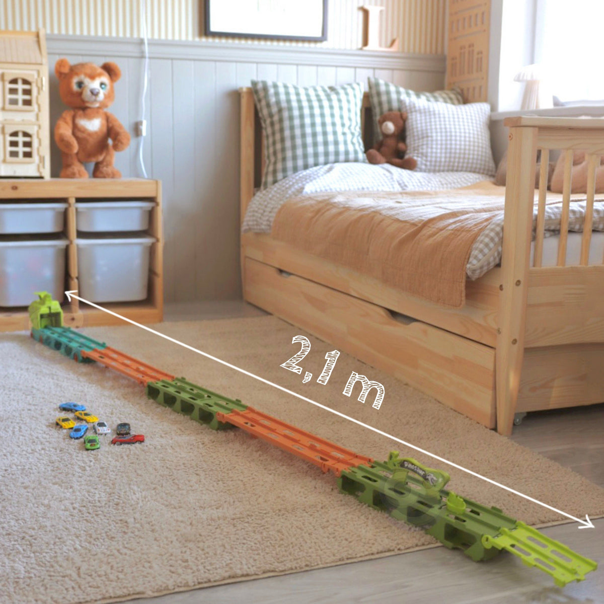 Woopie Toy Truck Dinosaur Track 2,1 m autókhoz
