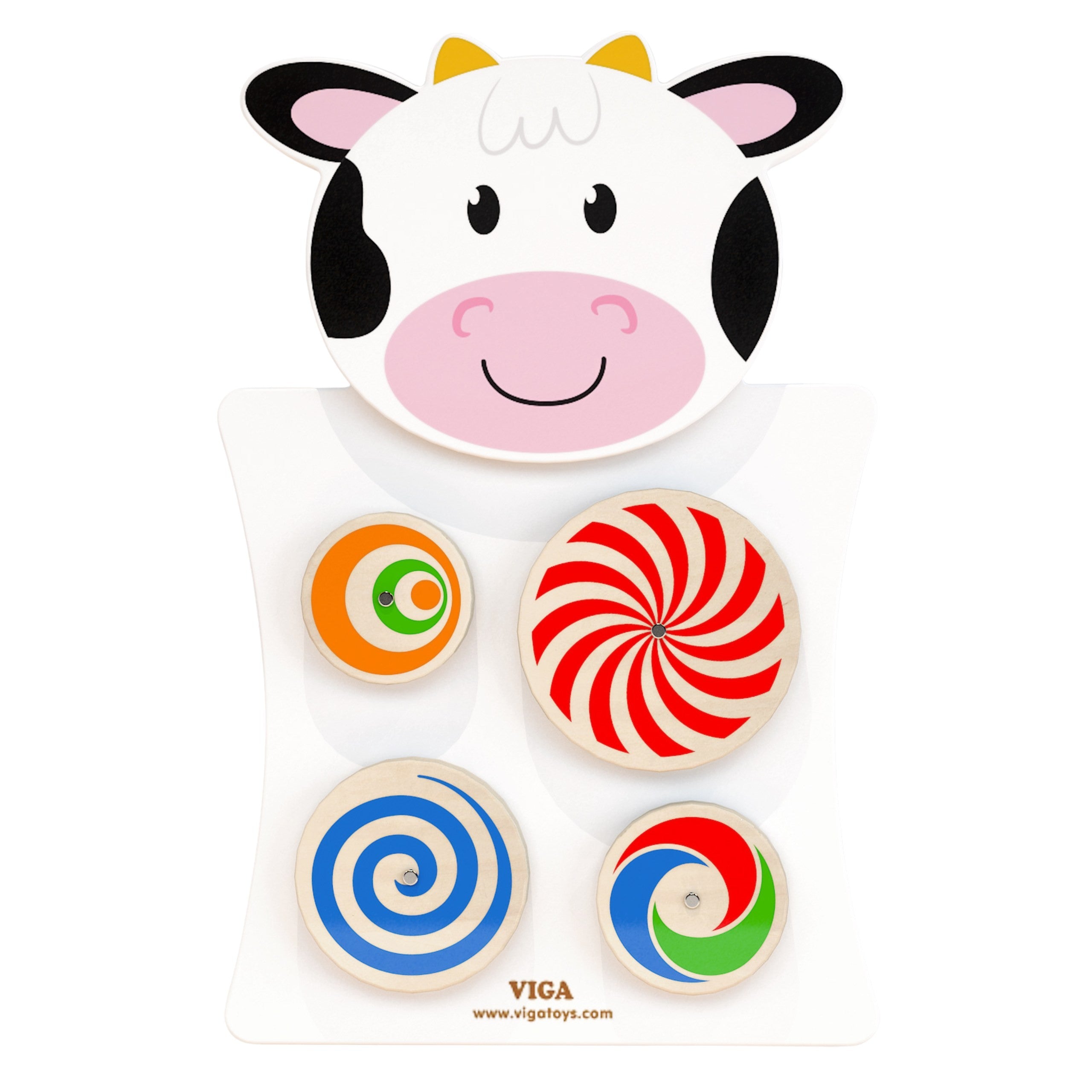 Certificado manipulativo de madeira da vaca Fsc Montessori da placa de Viga
