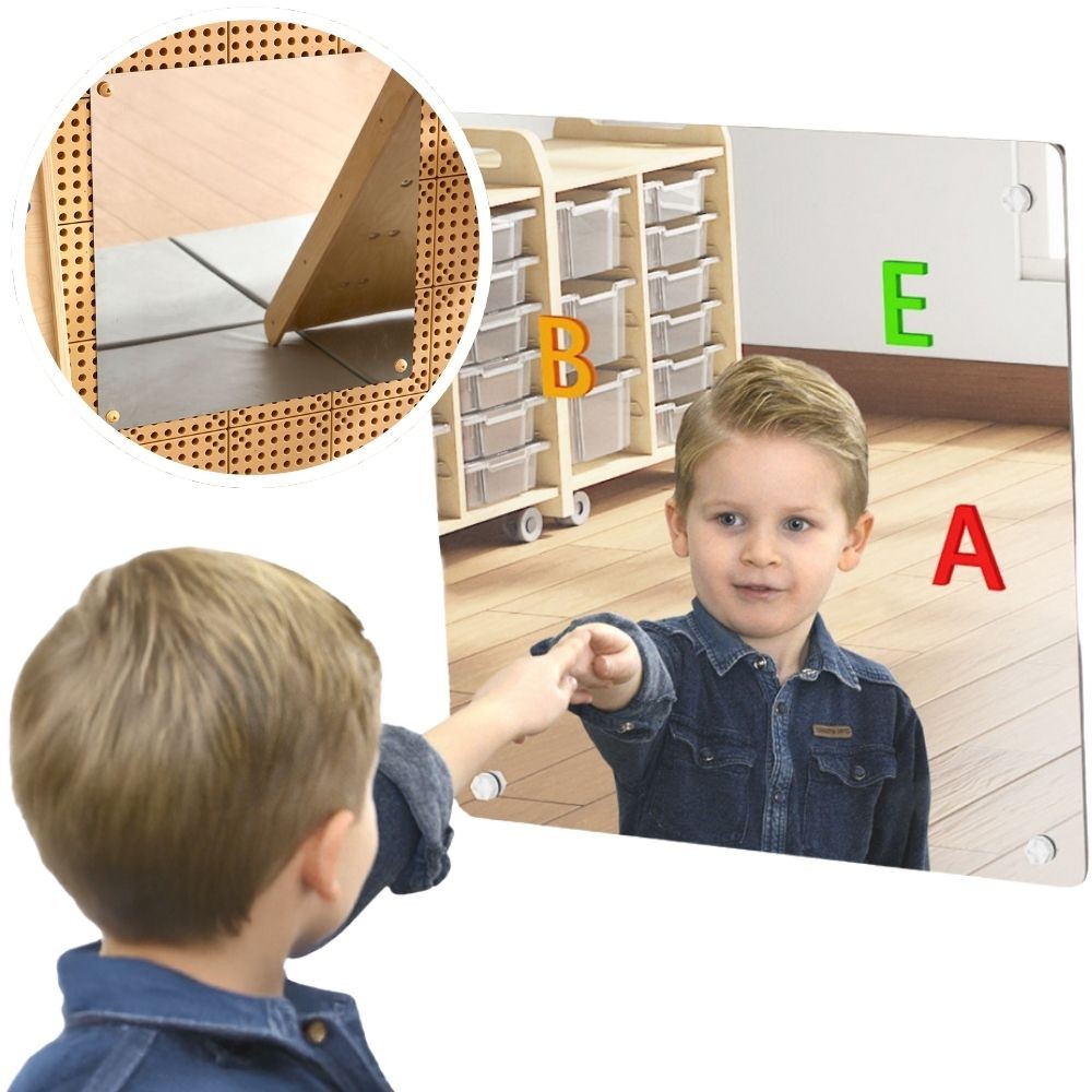 Masterkidz grote magnetische stamspiegel