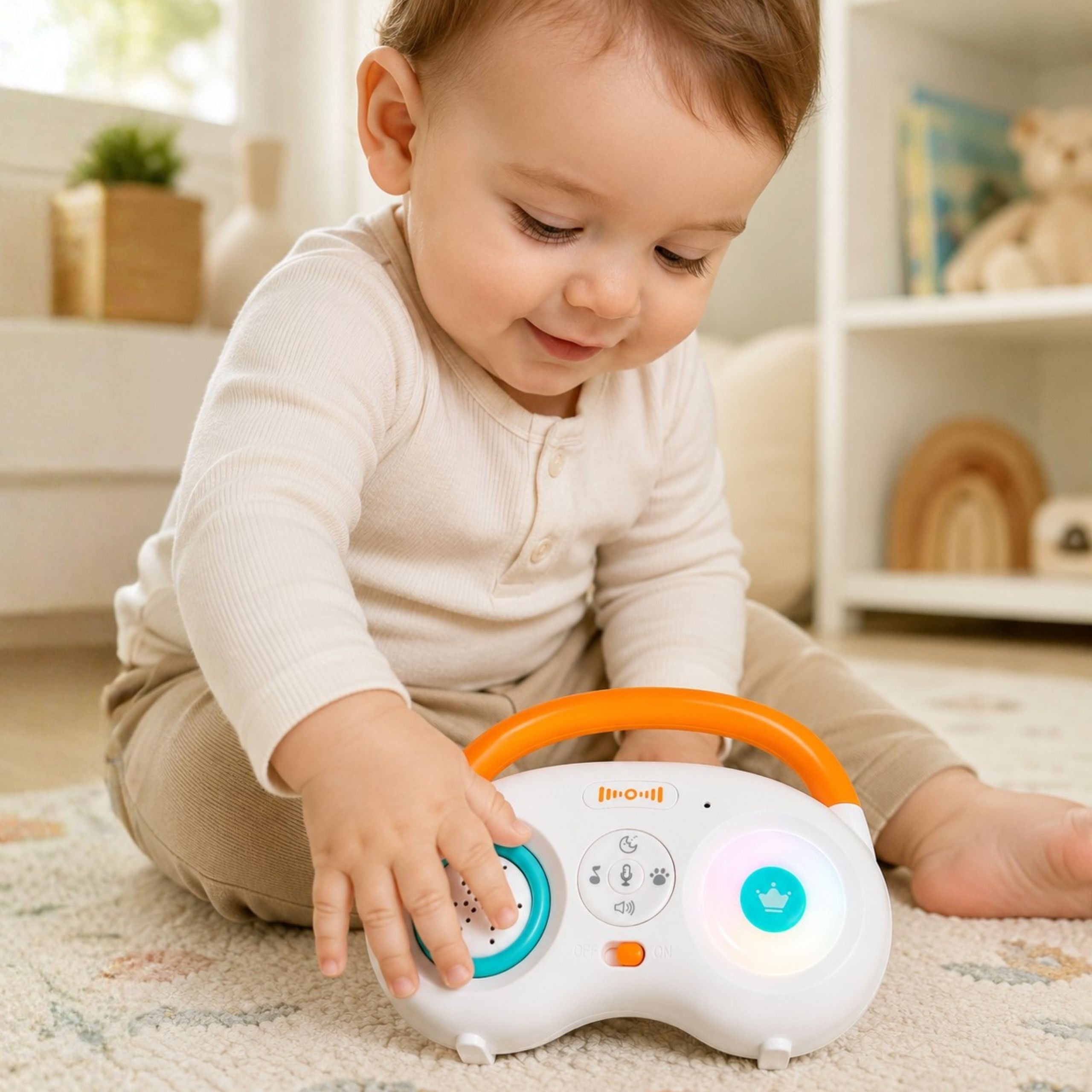 Lecteur de musique interactif Woopie Baby