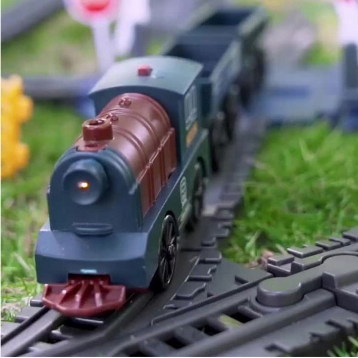 Woopie Tren Eléctrico Locomotora De Carga Vía Xxl 90 Uds.