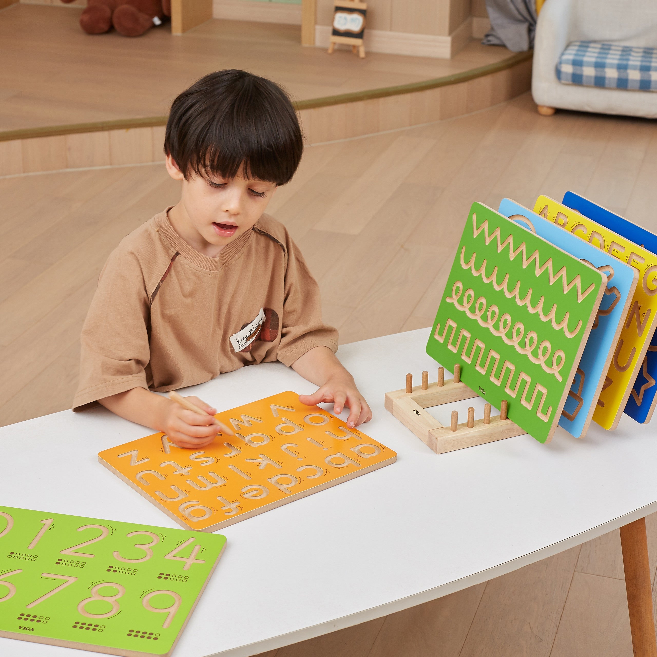 Viga Graphomotor Board Numbers Learning To Write
