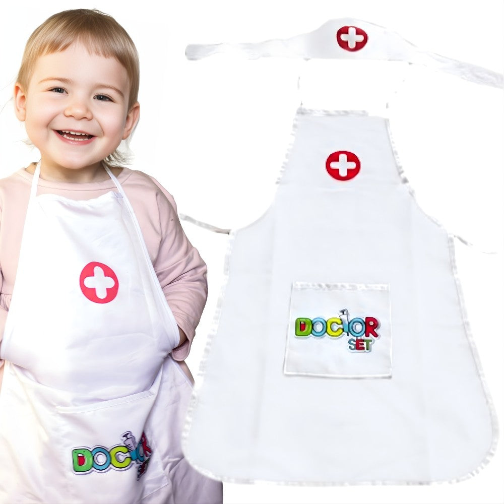 Woopie Nurse's Uniform Coat Apron And Nurse's Cap