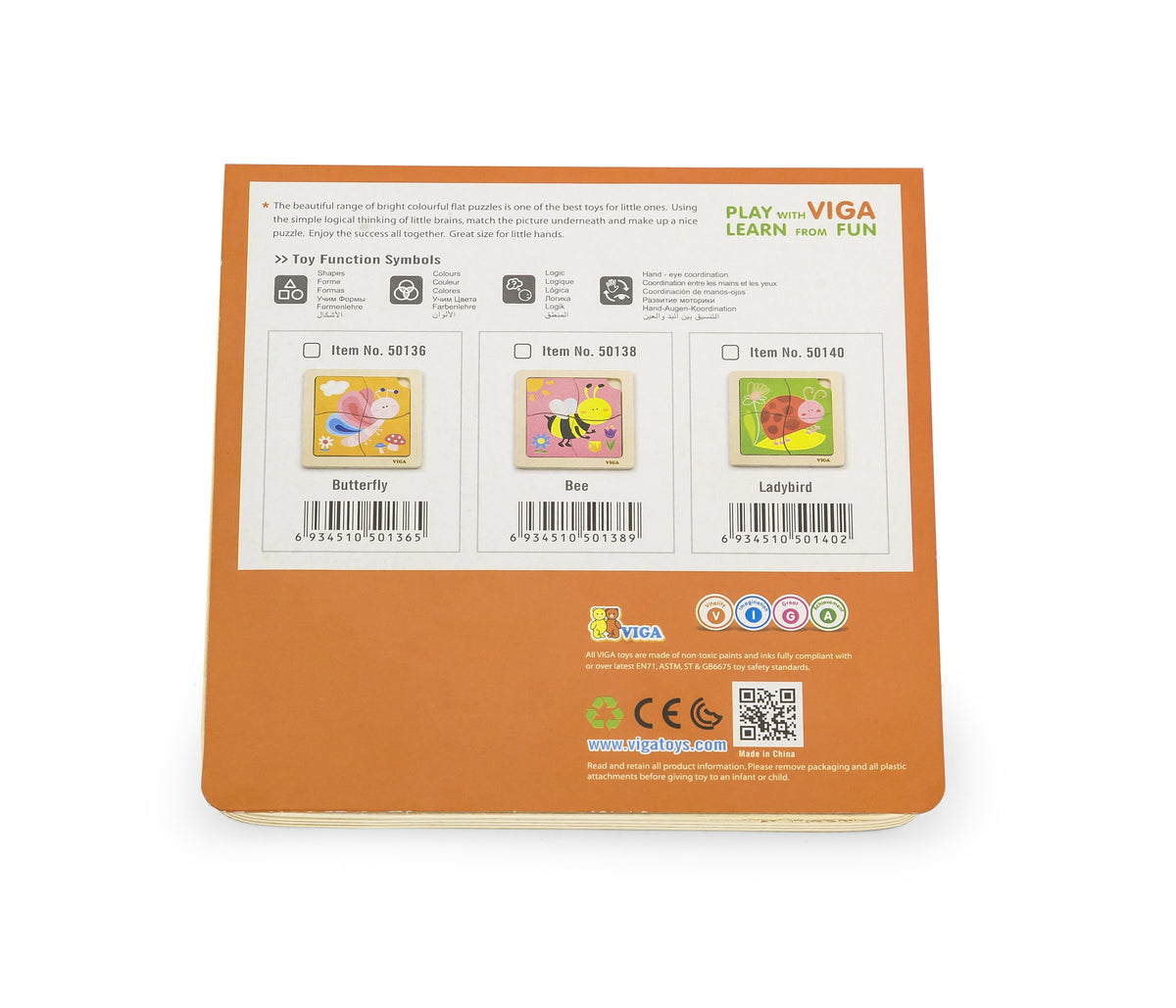 Viga Puzzle abeille en bois pratique