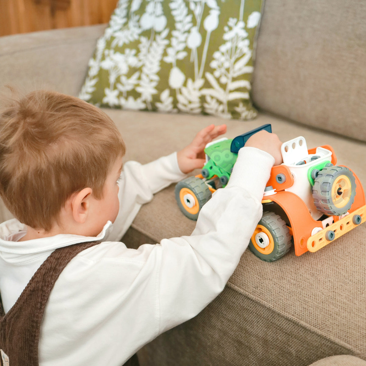 Woopie Construction Bricks Set Stem Vehicles 163 бр.