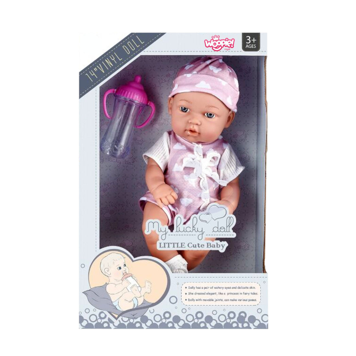 Woopie Royal Adorable Bebé Con Traje De 36 Cm