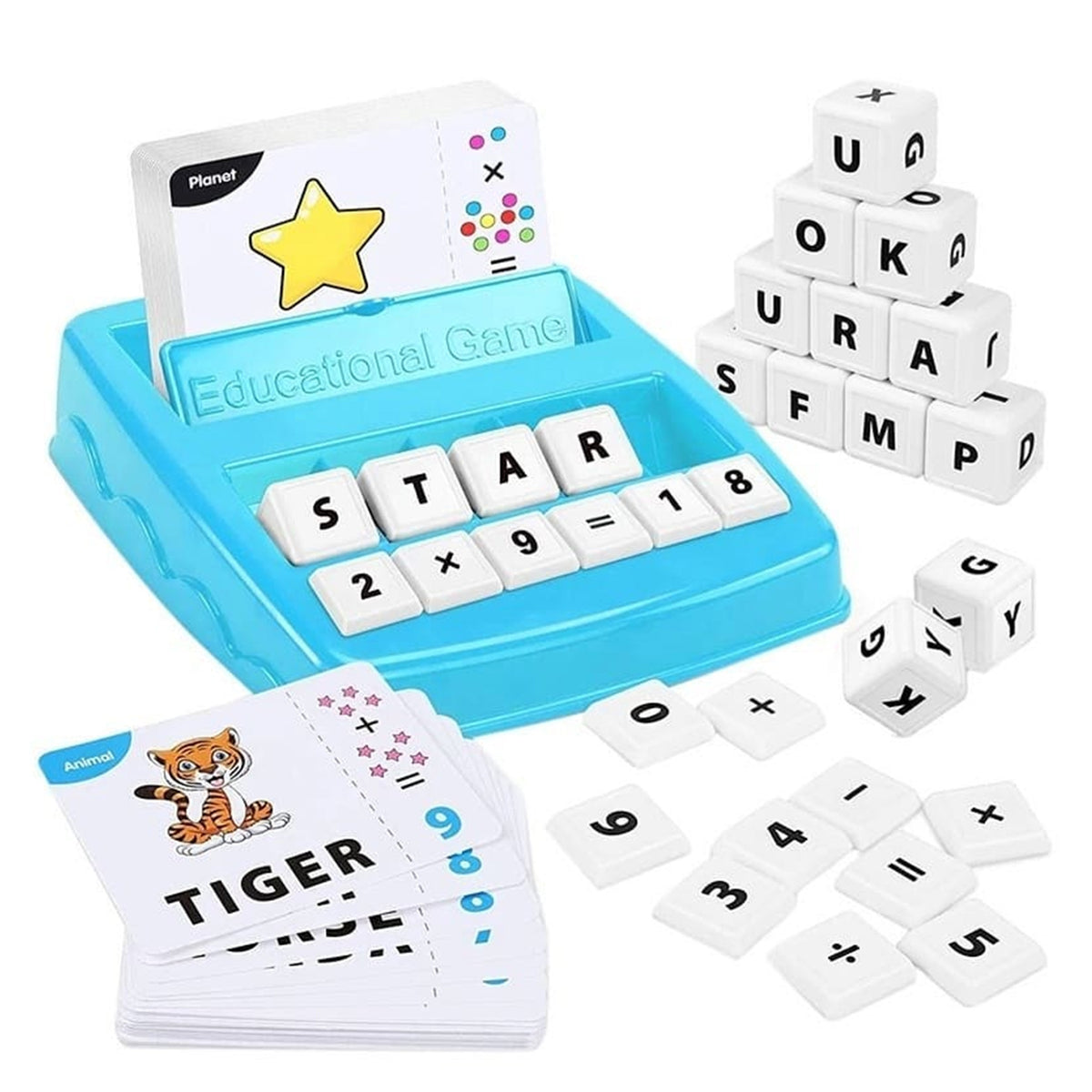 Woopie-Lernspiel zum Erlernen von Englisch und Mathematik
