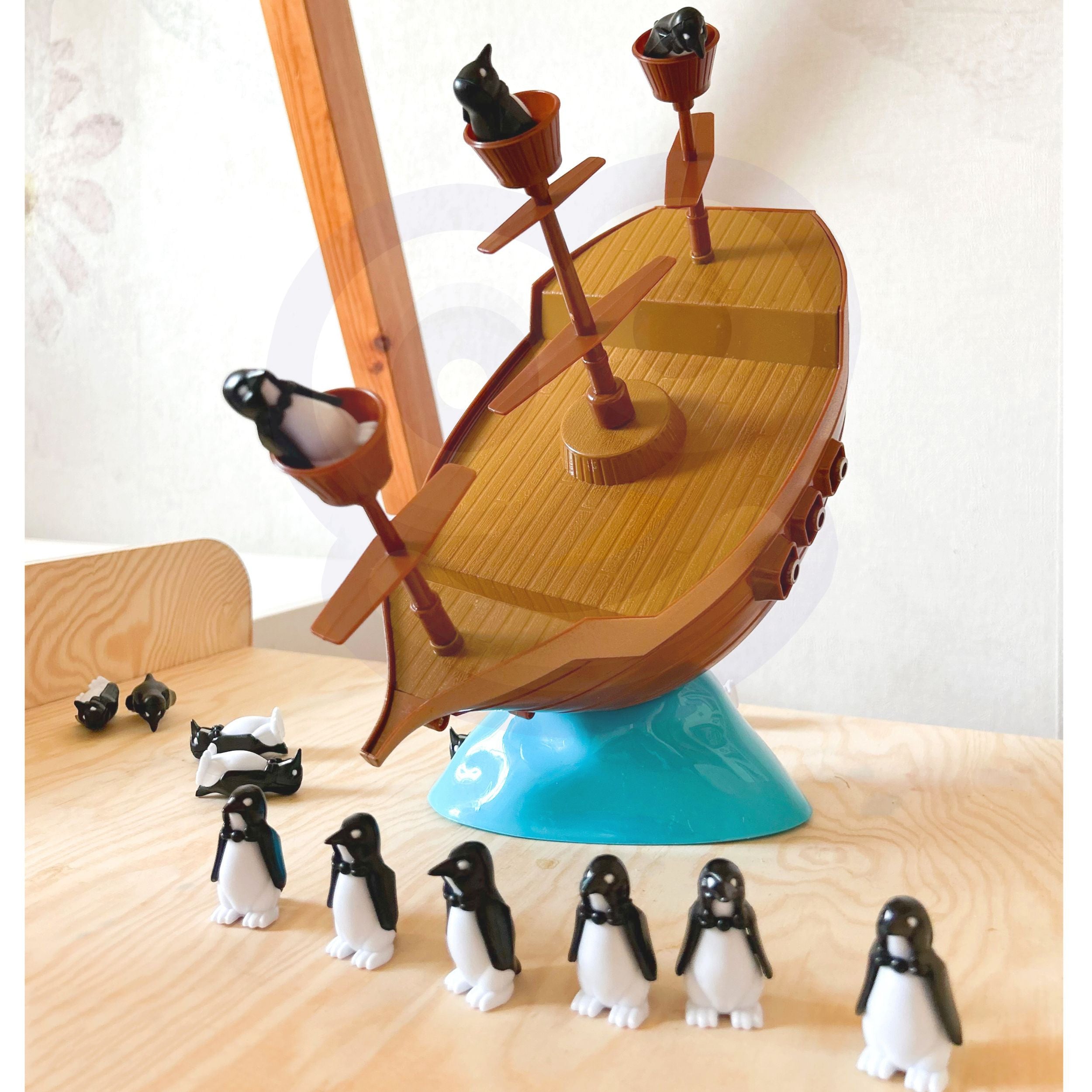 Woopie Penguin Pirate Ship Arcade Game