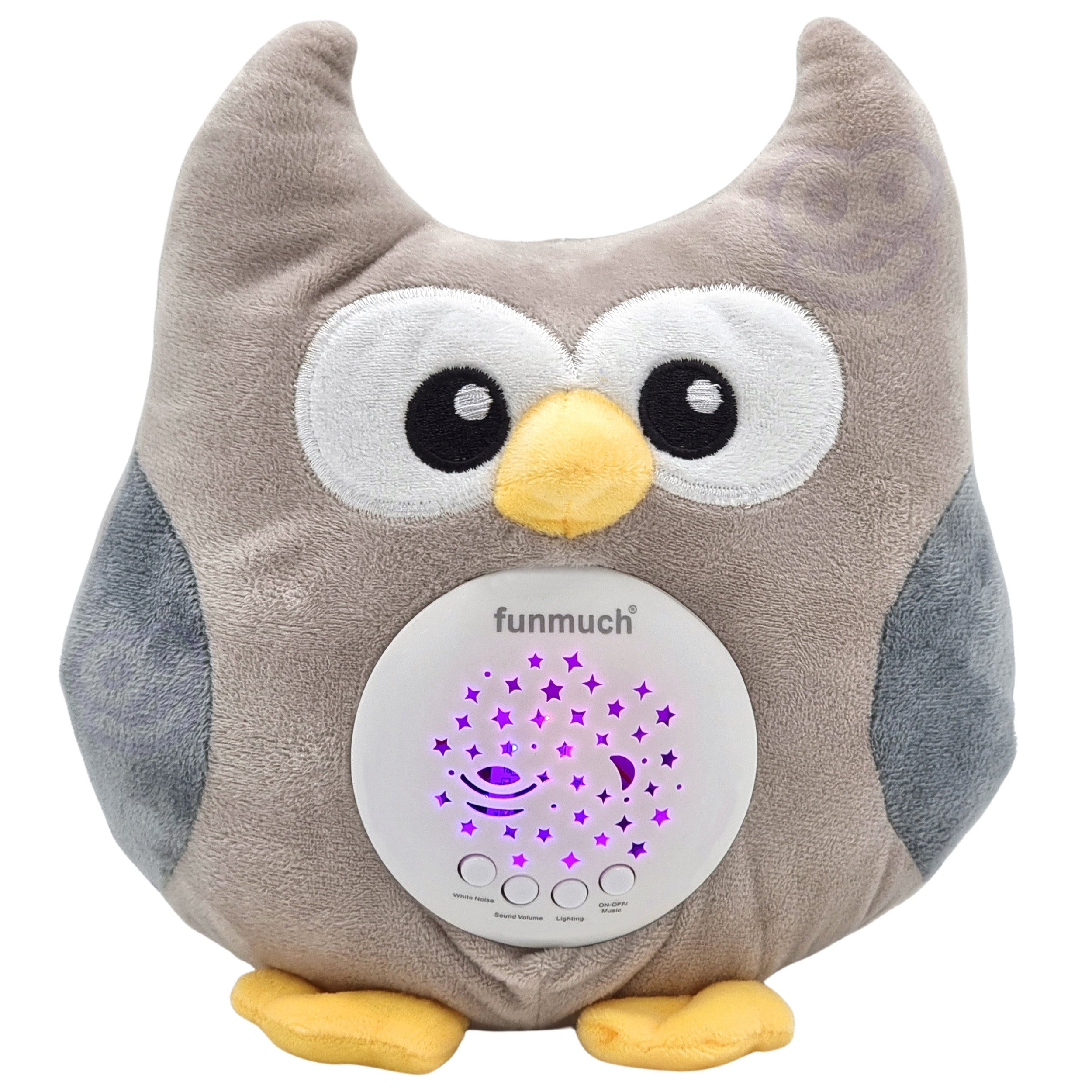 Projektor Woopie Baby 2 w 1 w kształcie sowy - 10 kołysanek