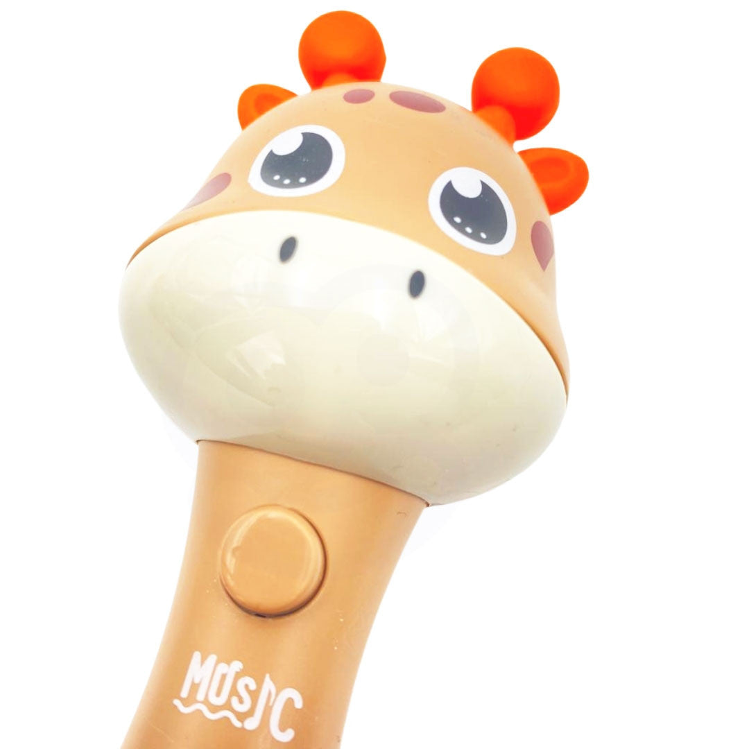 Woopie Bébé Girafe Hochet De Dentition Sensorielle Avec Musique Montessori 1 Pc.