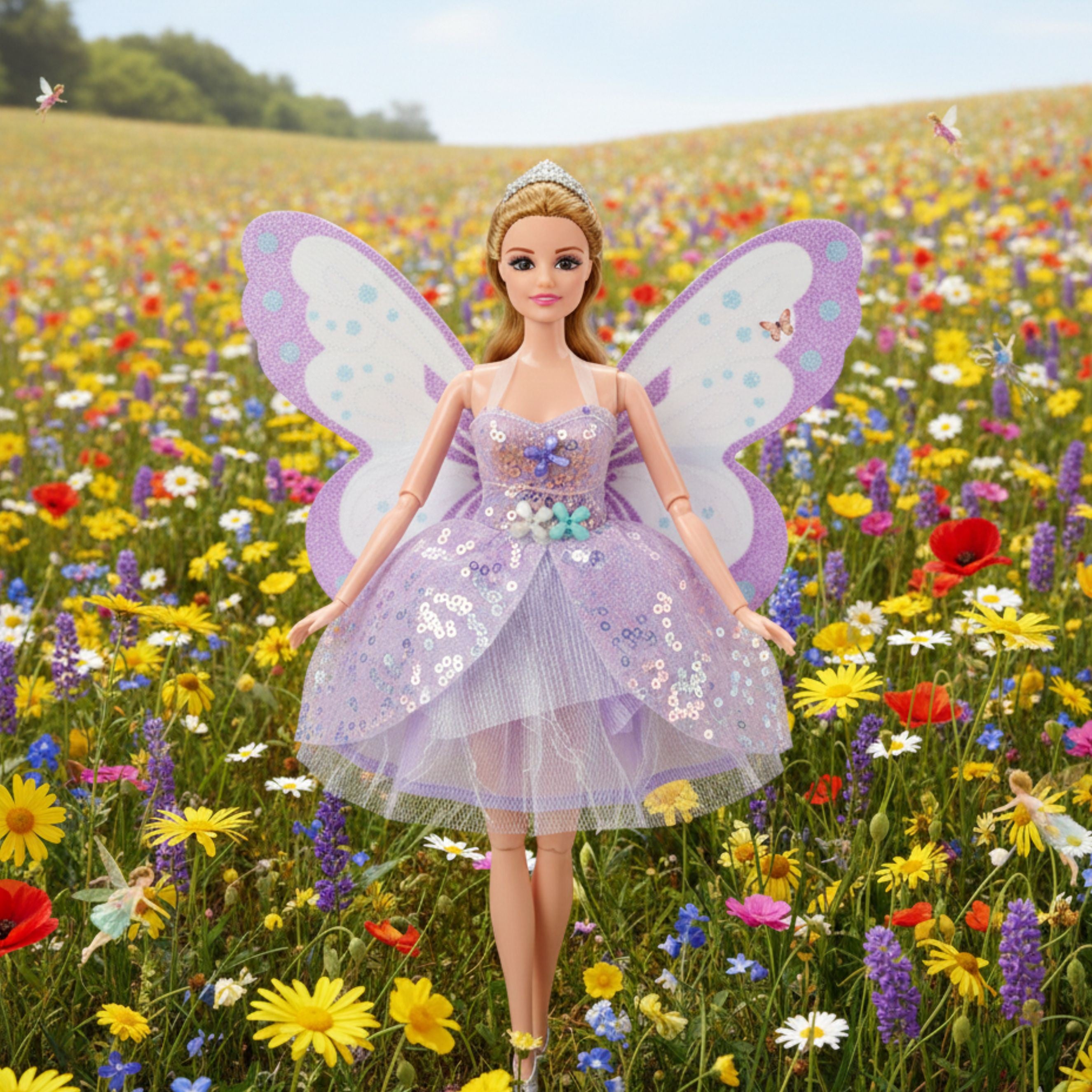 Woopie Royal Emi Fairy Doll – Приказна принцеса с пеперудени крила