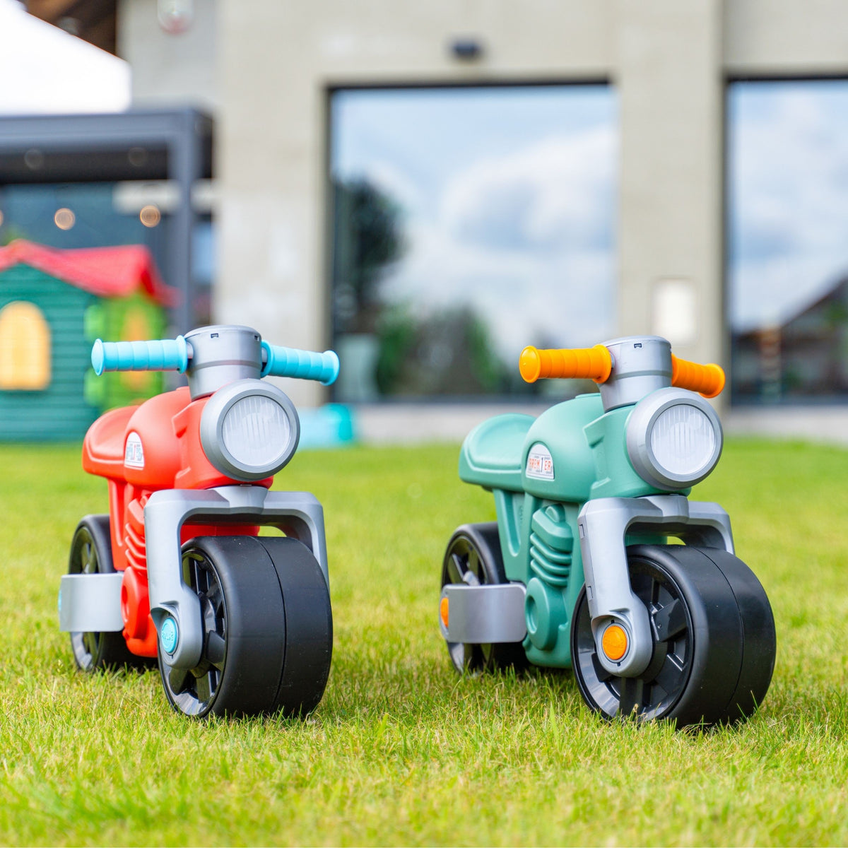 Falk Ride-on Motorrad Moto Premier Vintage Grün für 1-3 Jahre