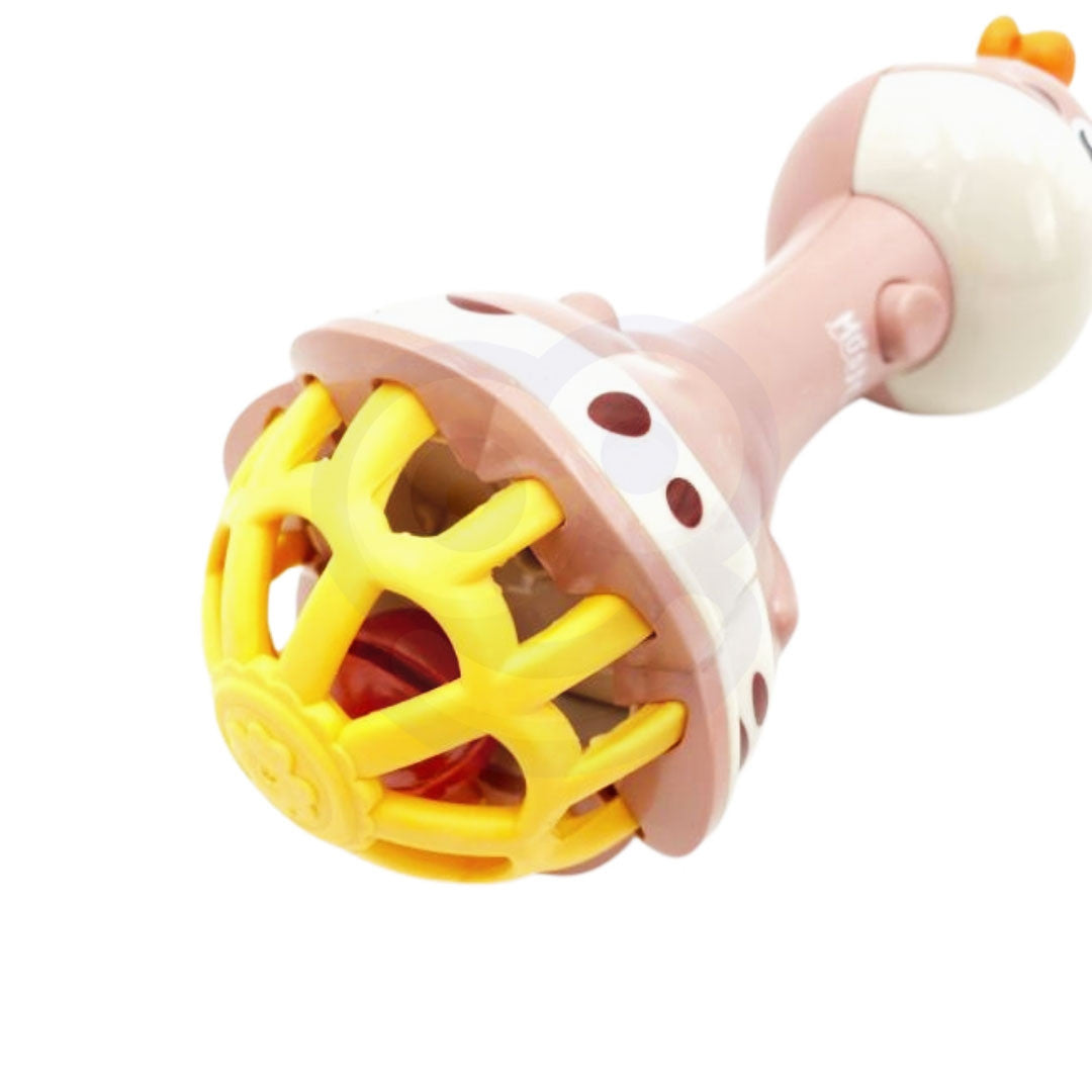 Woopie Bébé Girafe Hochet De Dentition Sensorielle Avec Musique Montessori 1 Pc.