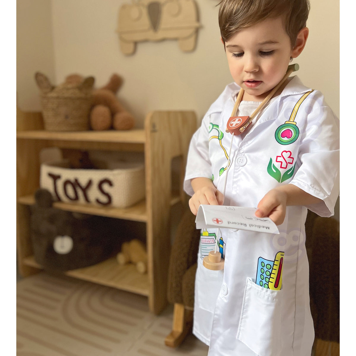 Woopie Doktorschürzenkostüm für Kinder bis ca. 120 cm