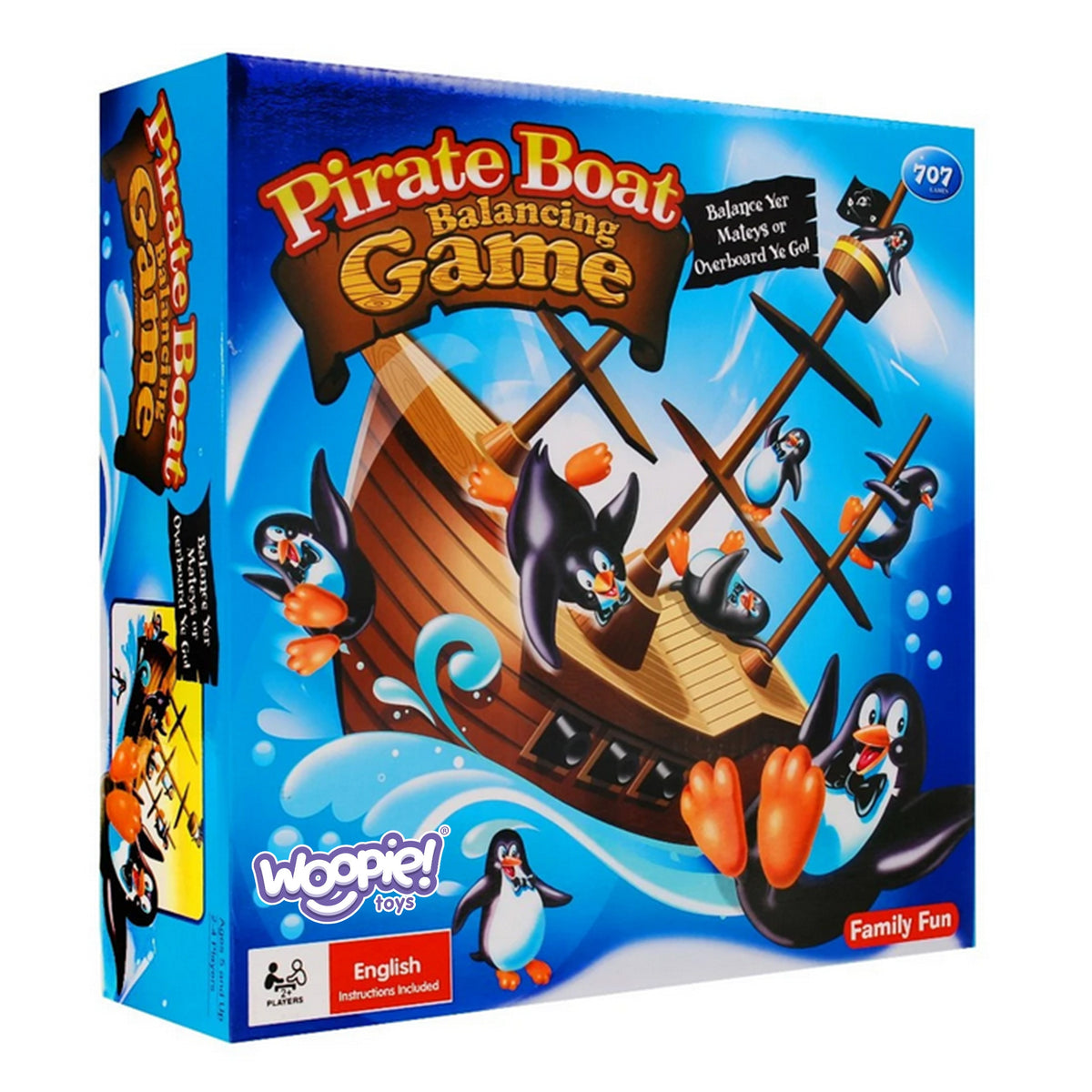 Woopie Penguin Pirate Ship Arcade Game