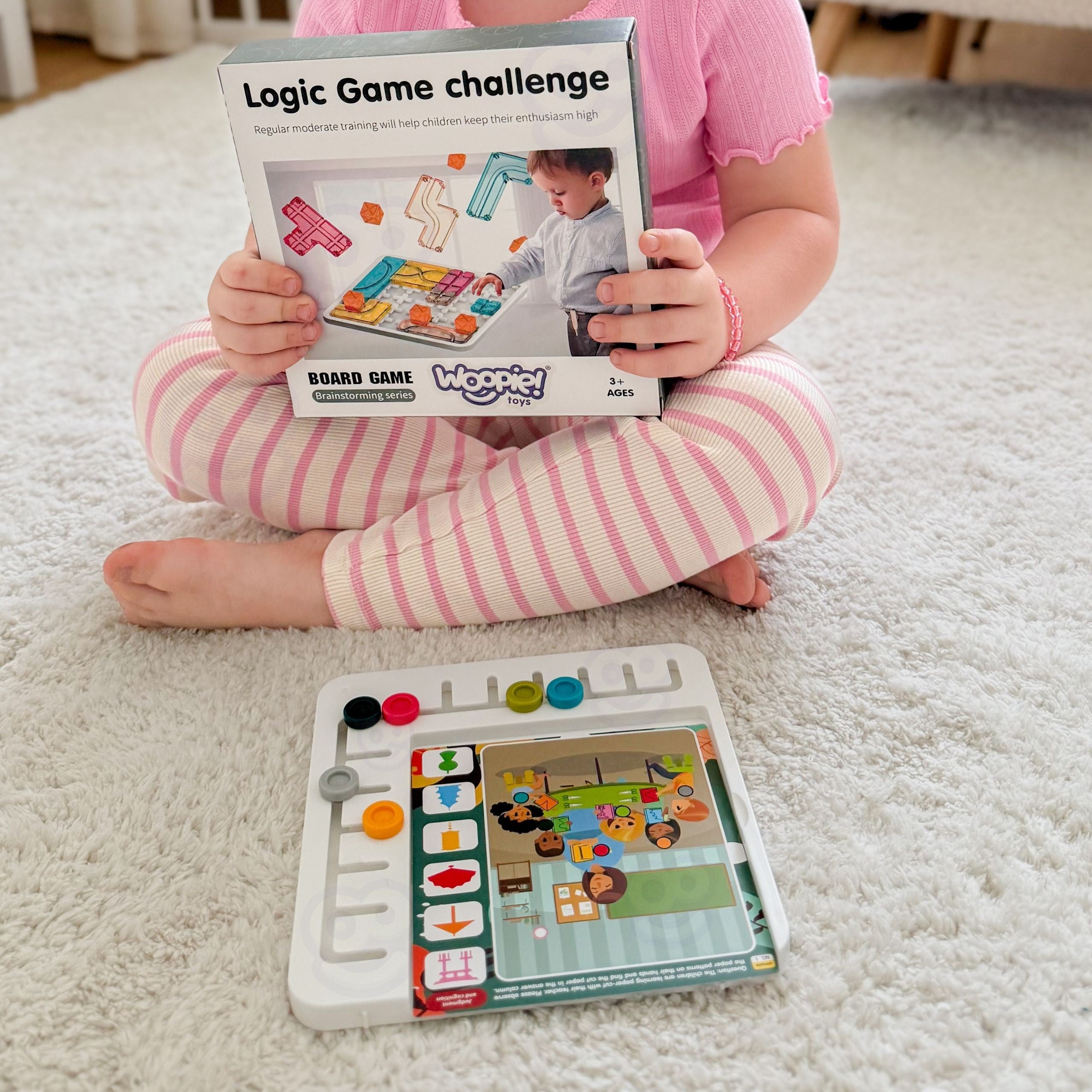 Woopie Set med 60 Logic Games 3+