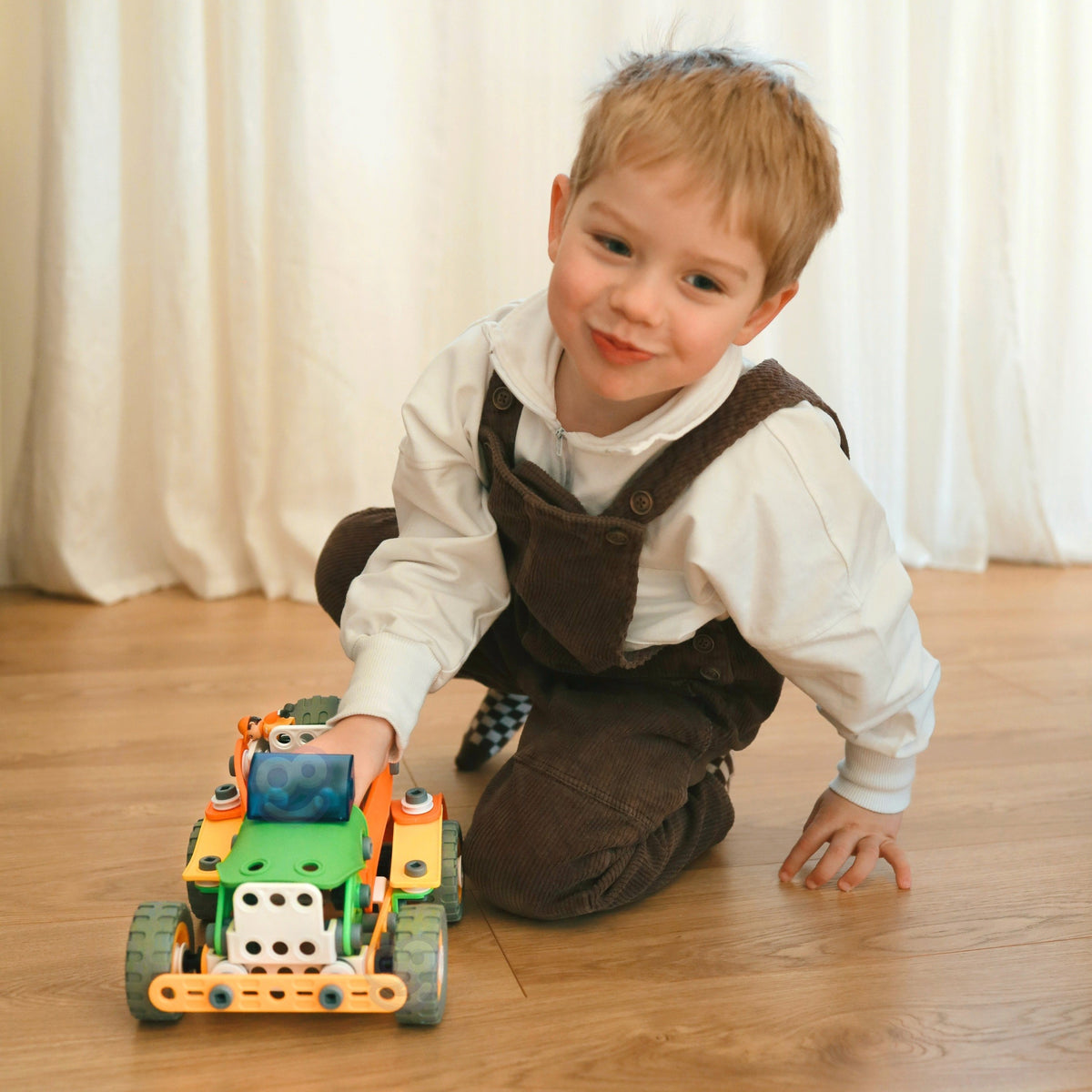 Woopie Construction Bricks Set Stem Vehicles 163 бр.