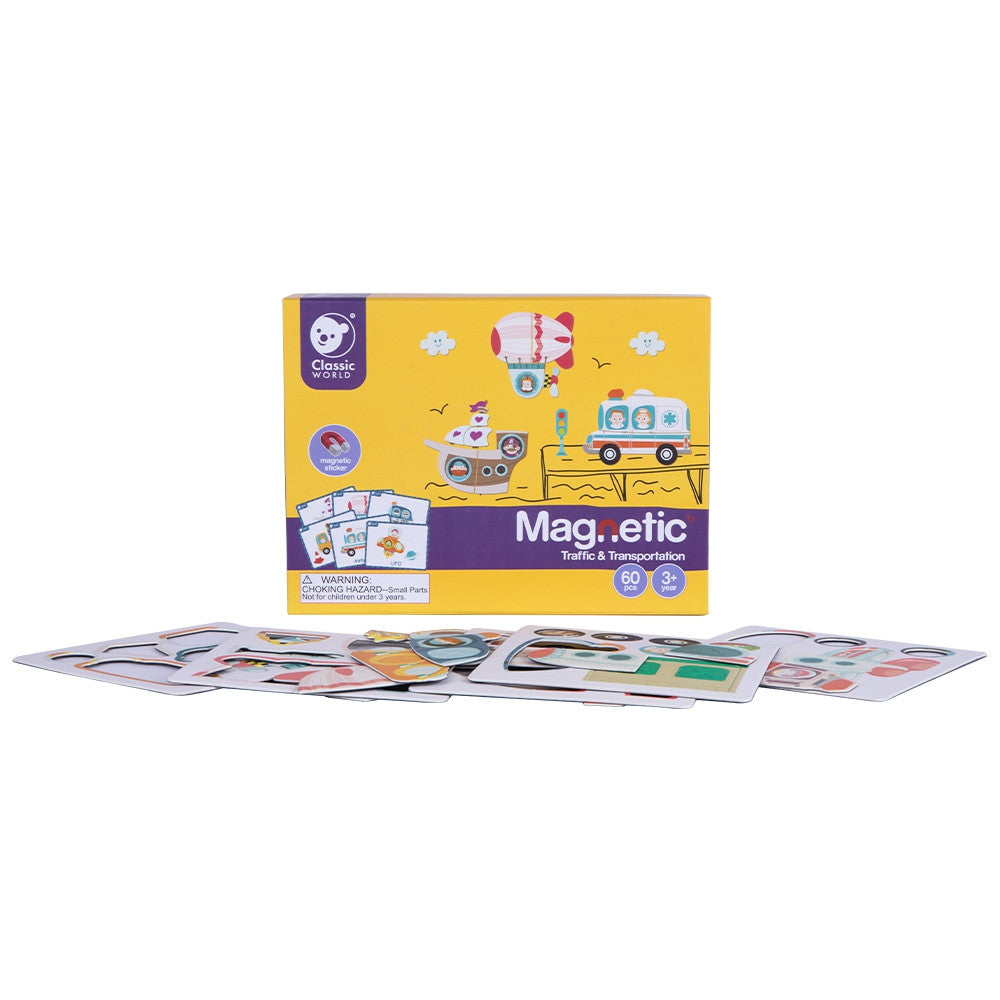 Classic World Puzzle Learning Road Transport Traffic 72 Pcs.