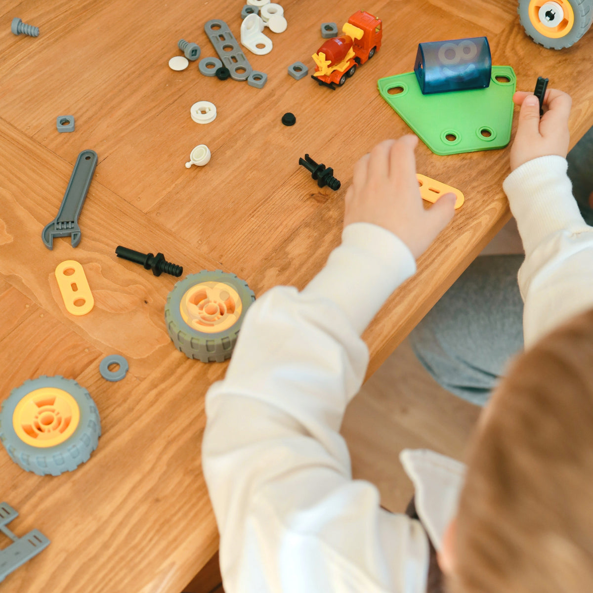Woopie Construction Bricks Set Stem Vehicles 163 бр.