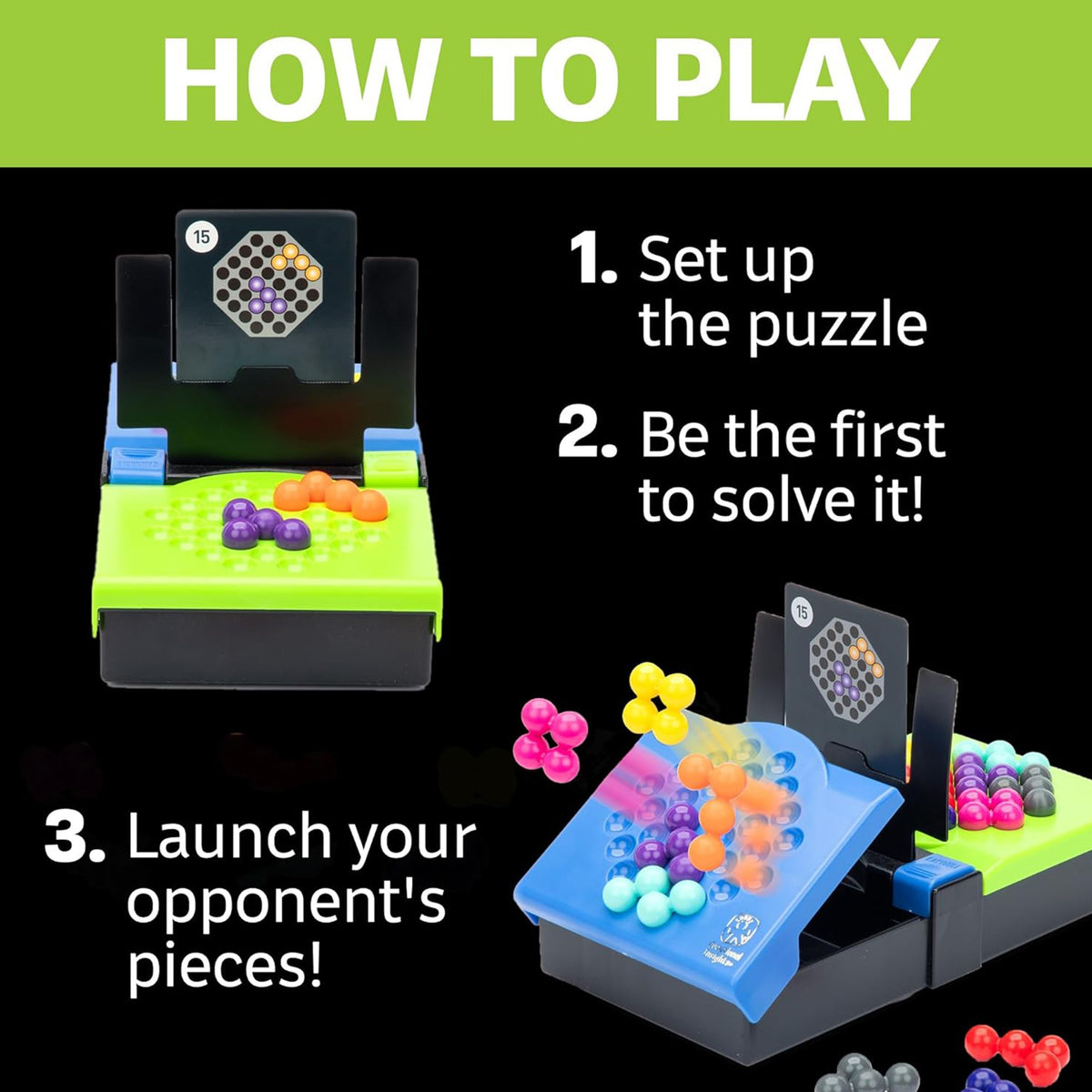 Woopie Iq Logic Game Treinamento Estratégico do Cérebro Frente a Frente Resolução de Padrão Cronometrado