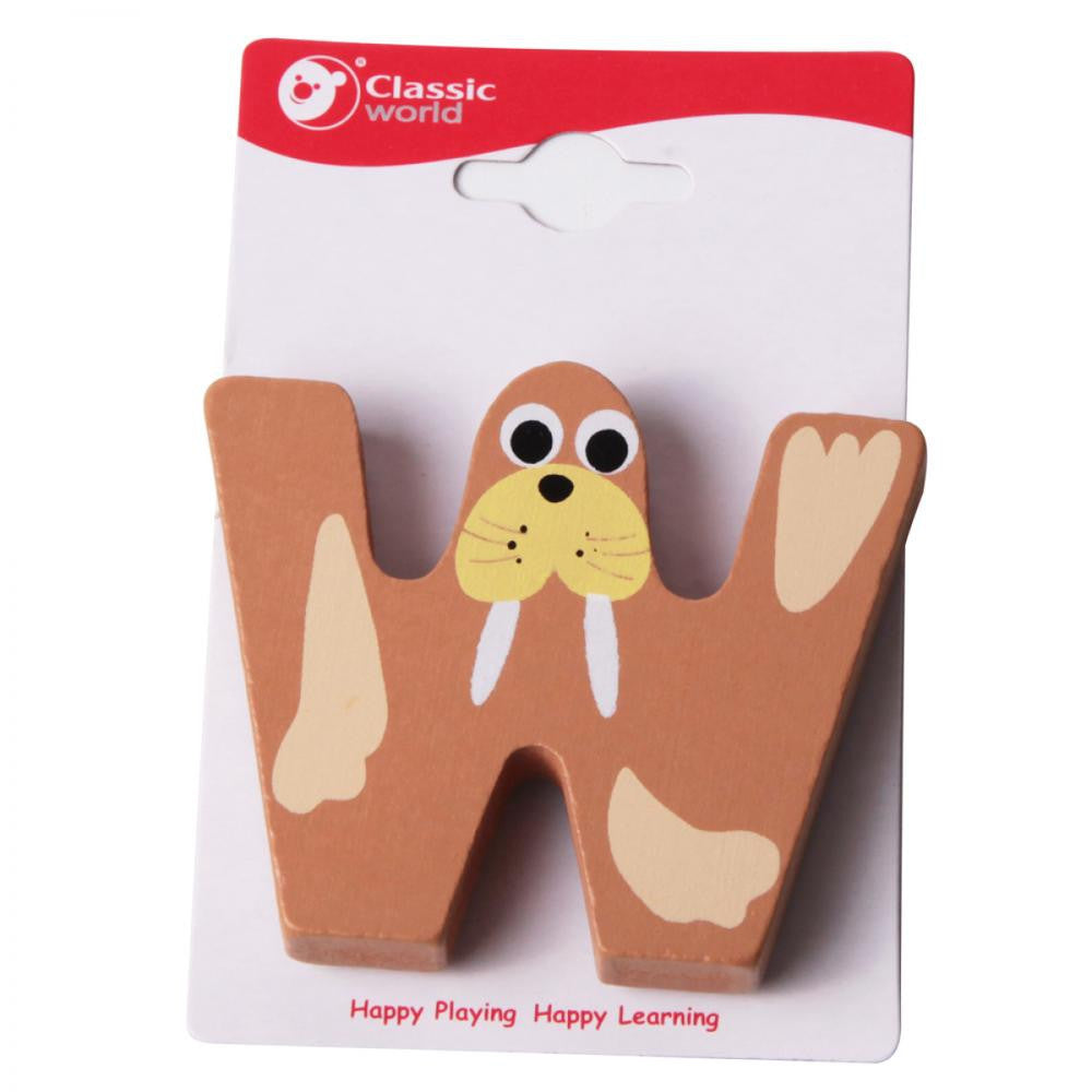 Klasszikus World Wooden W betű