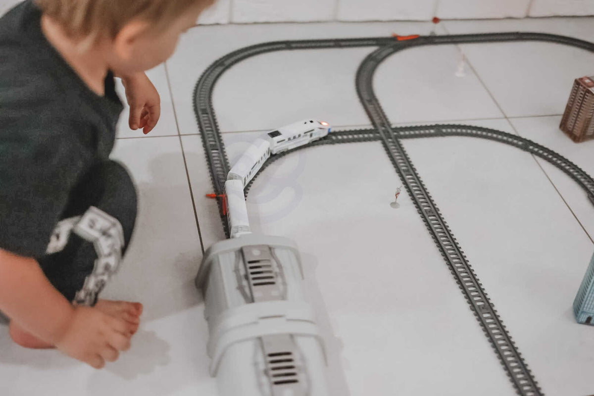 Woopie Elektrozug Riesiger 914 cm Gleisbrückentunnel 86 Stk.