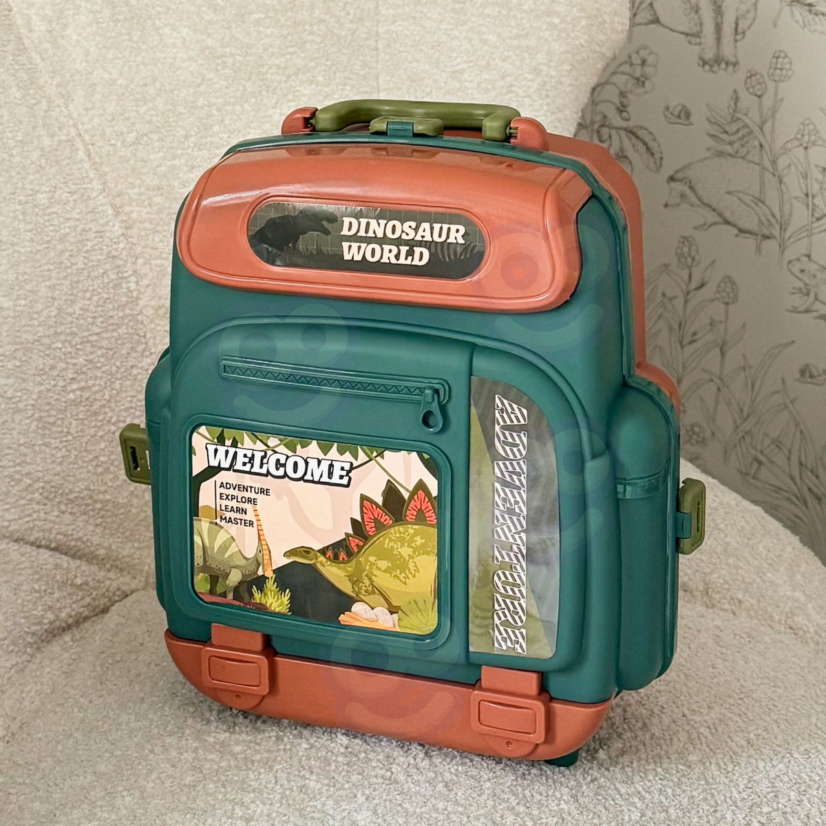 Valise Woopie Dinosaur World - Ensemble éducatif d'explorateur de dinosaures