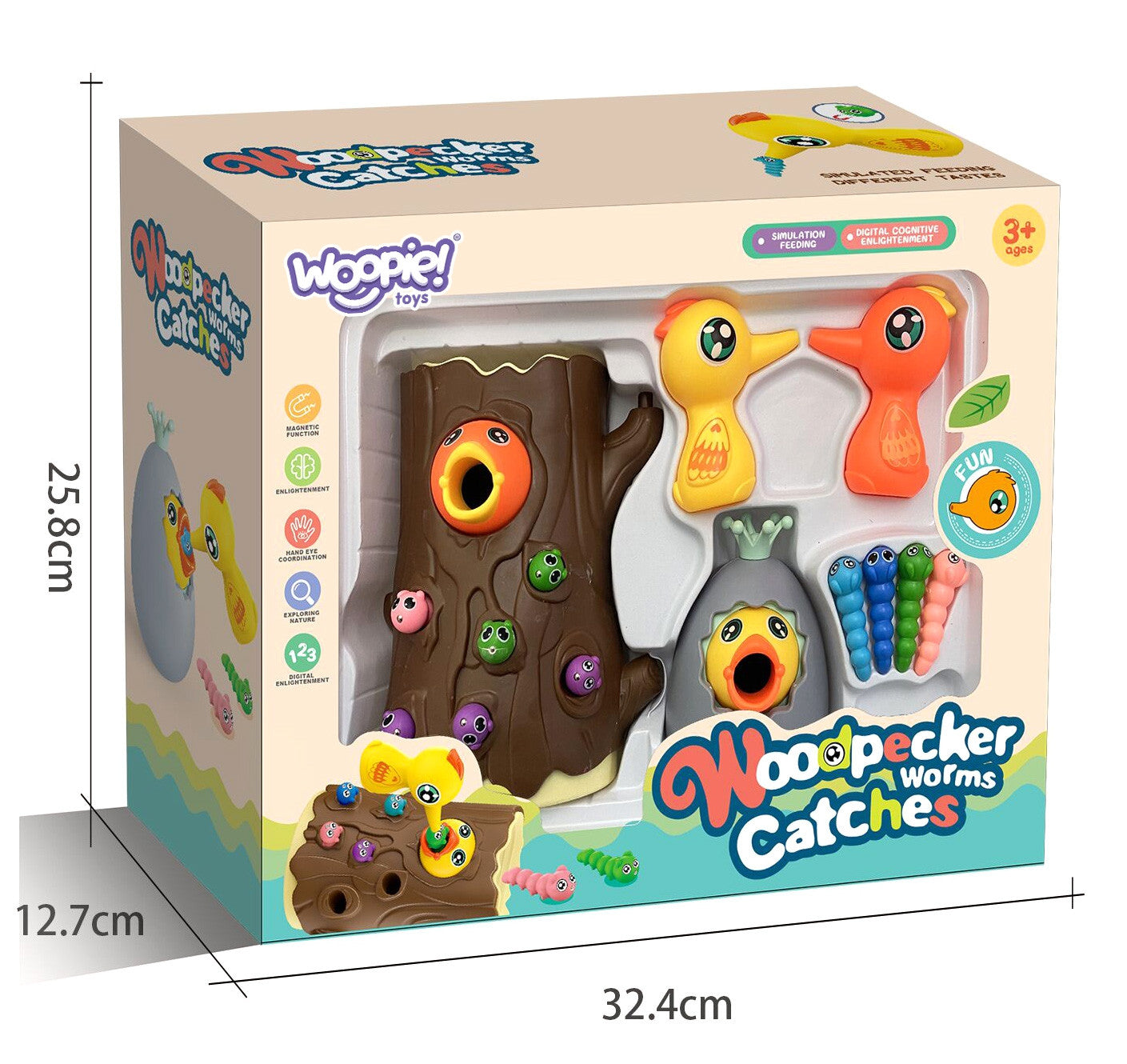 Jeu d'arcade Woopie Catch The Bug + Tirelire Wanka Get Up Egg