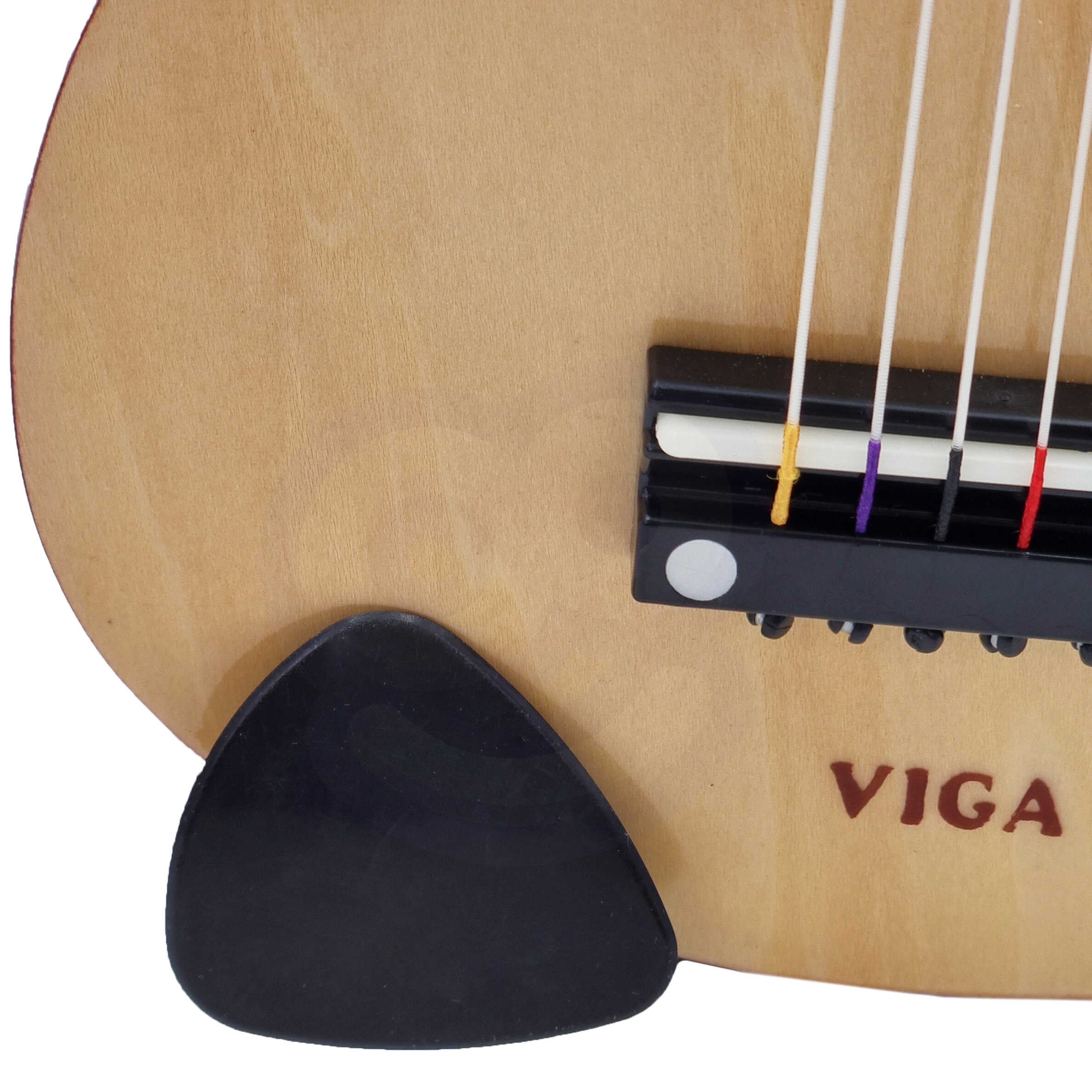 Viga Wooden Guitar For Kids Natural 21 Inches 6 Strings