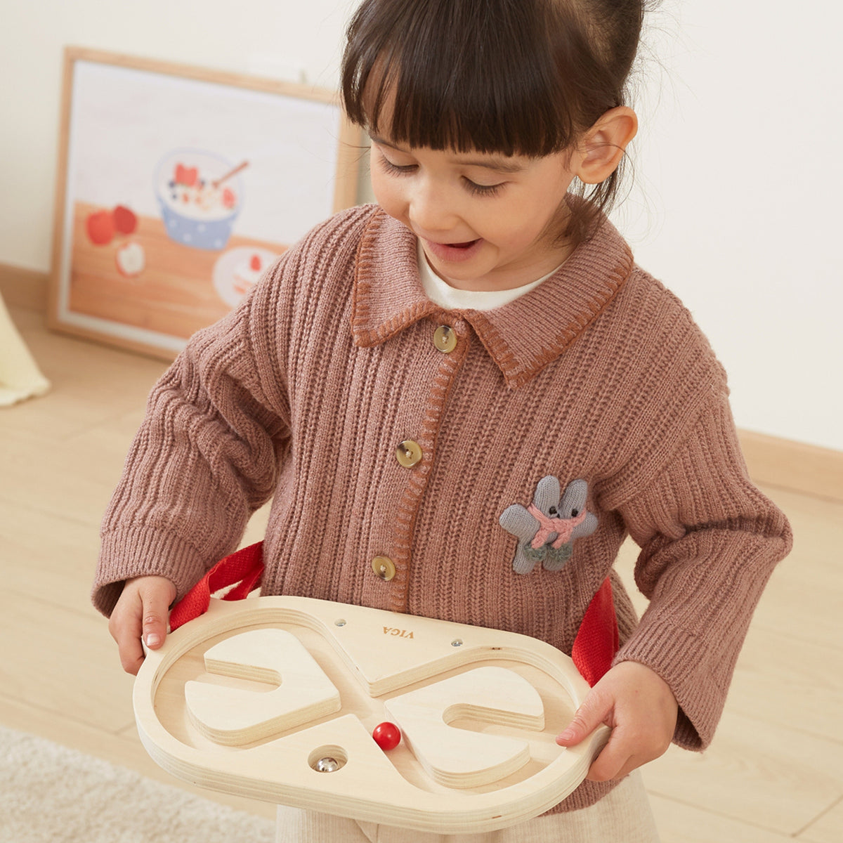 Juego de laberinto de equilibrio corporal Viga