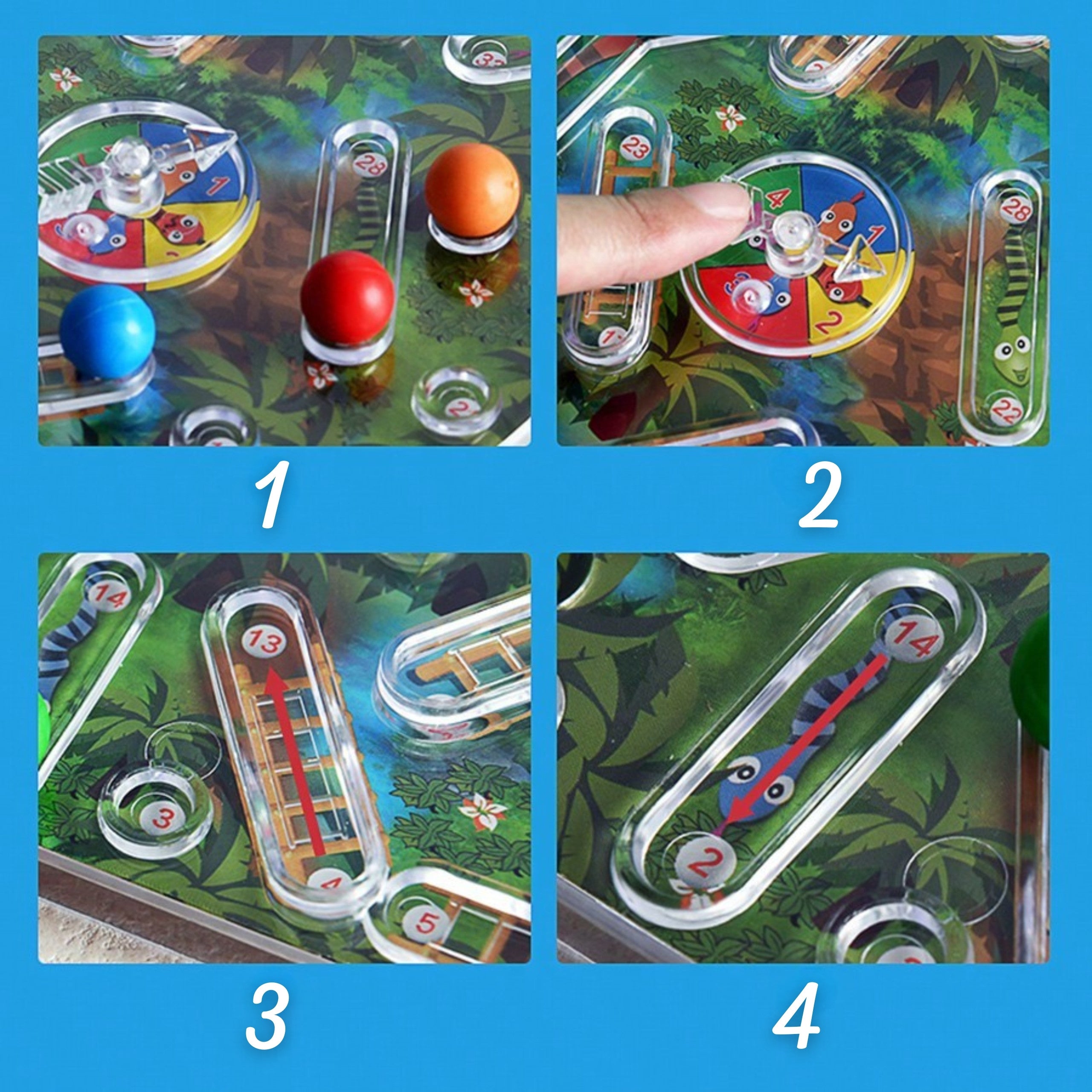 Класическа семейна игра Woopie Snakes And Ladders 3d