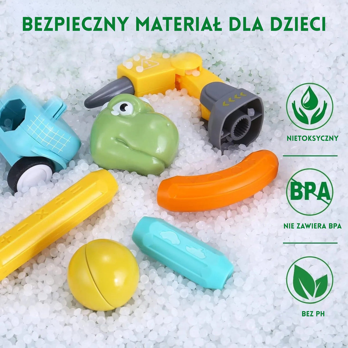 Woopie Magnetiska byggstenar Dinosaurier 84 st.