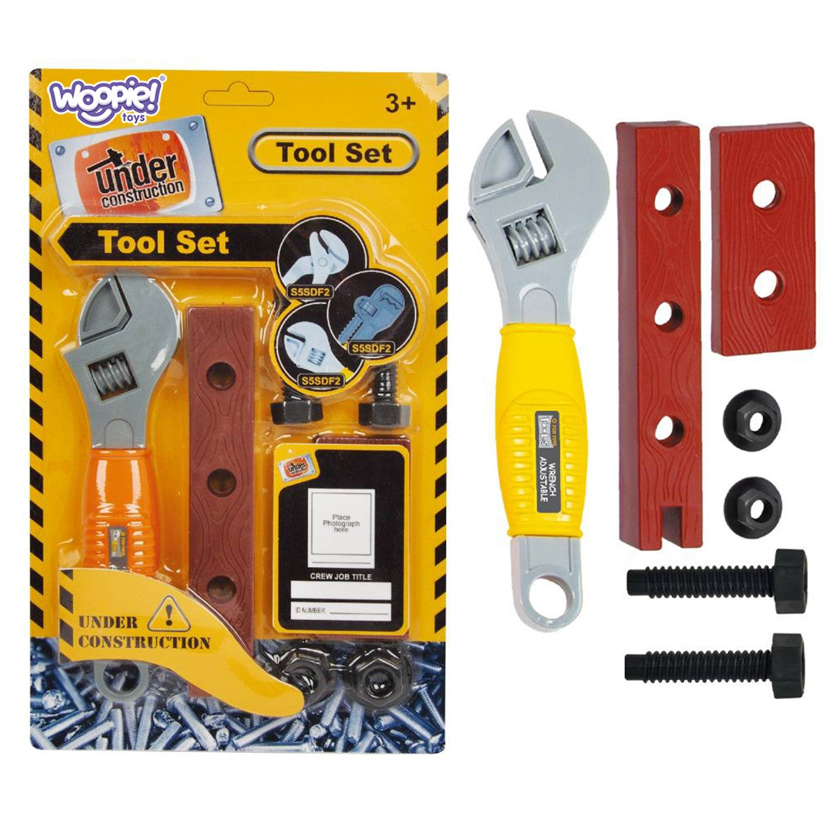 Комплект инструменти Woopie Little Handyman, регулируем гаечен ключ