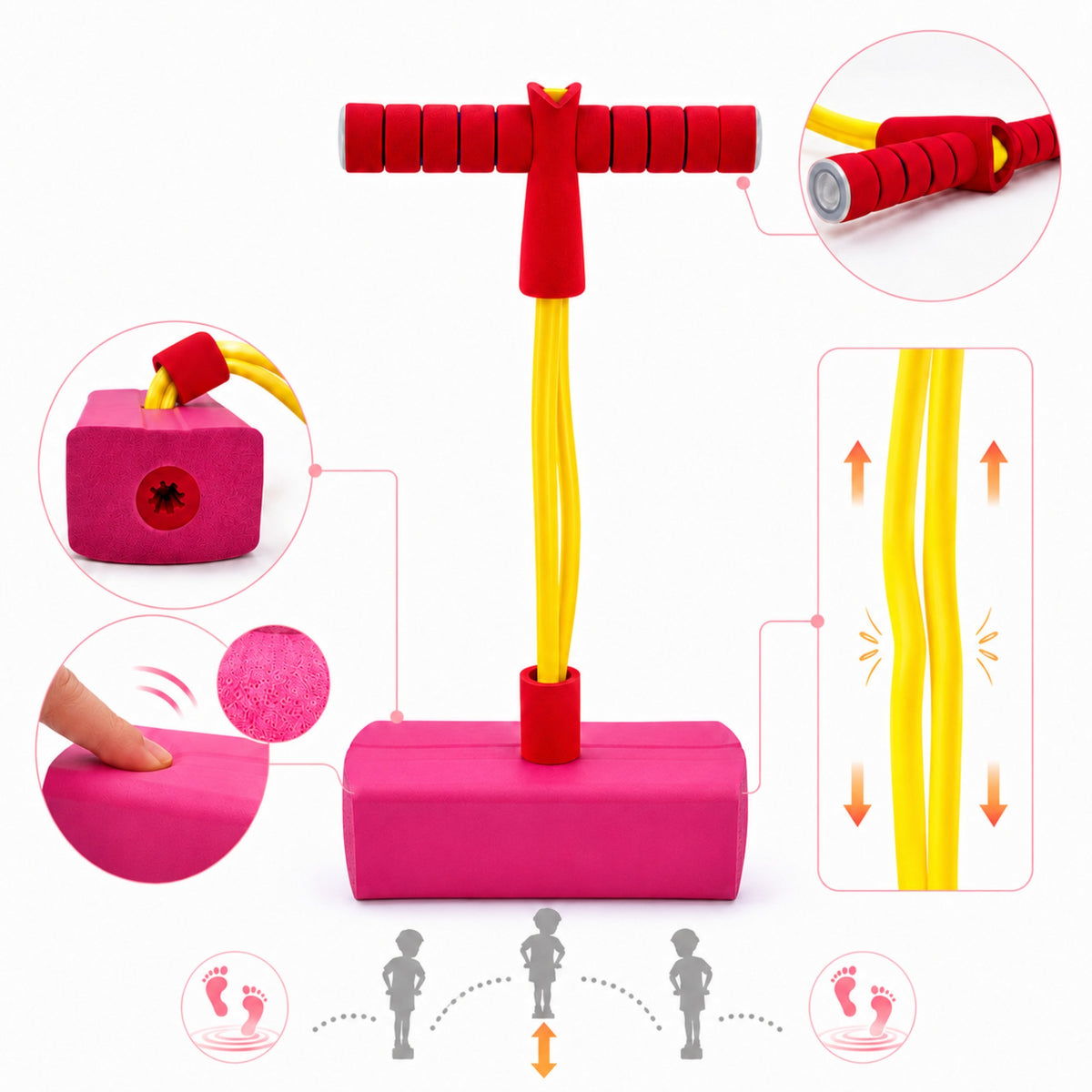 Woopie Foam Pogo Jumper Mix Colors