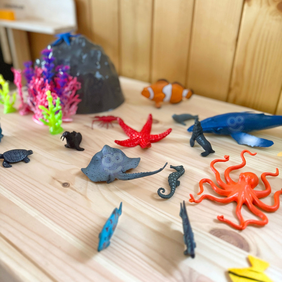 Woopie Set Med Havsdjur Figurer 33 St.