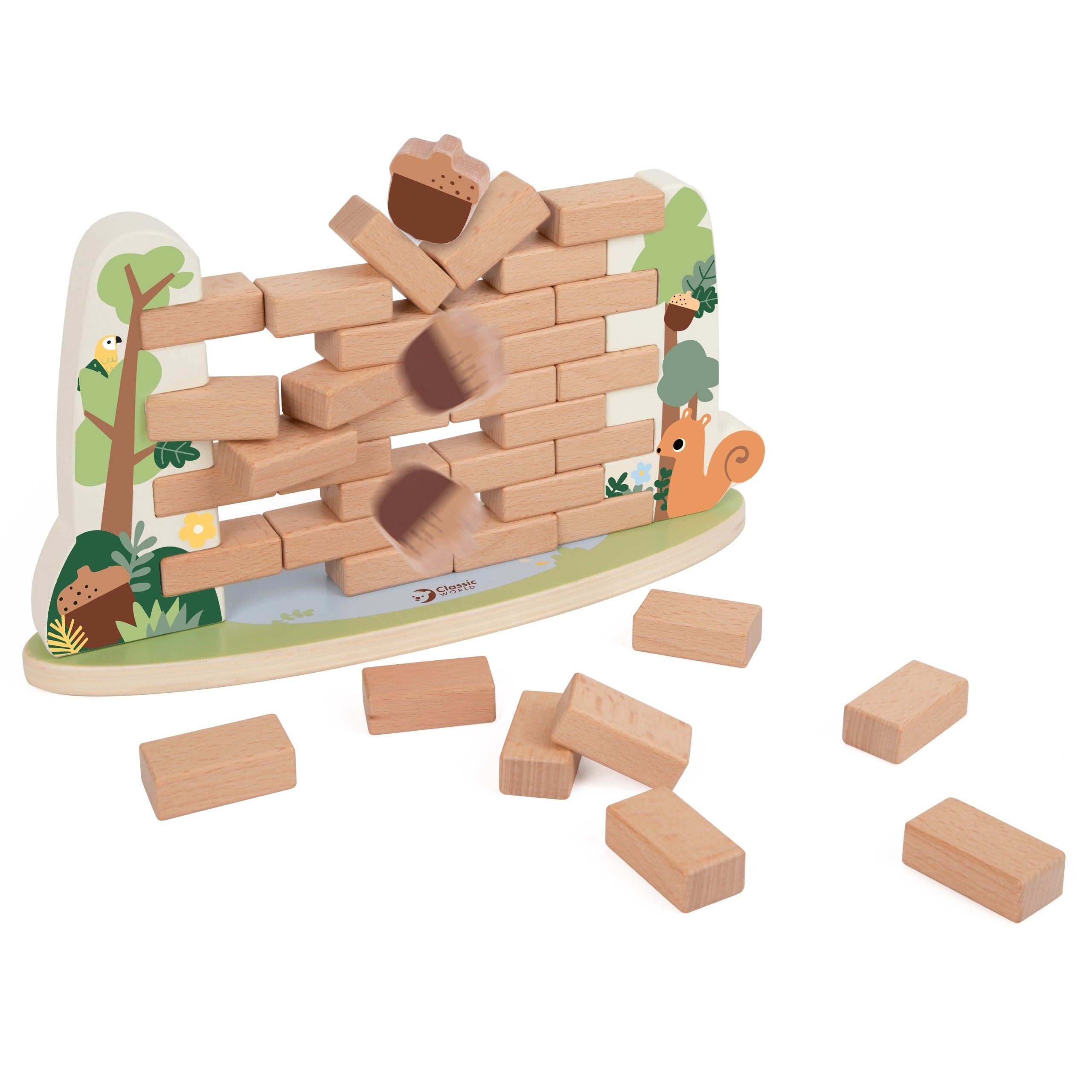 Jeu d'arcade du monde classique Smart Squirrel Falling Acorn