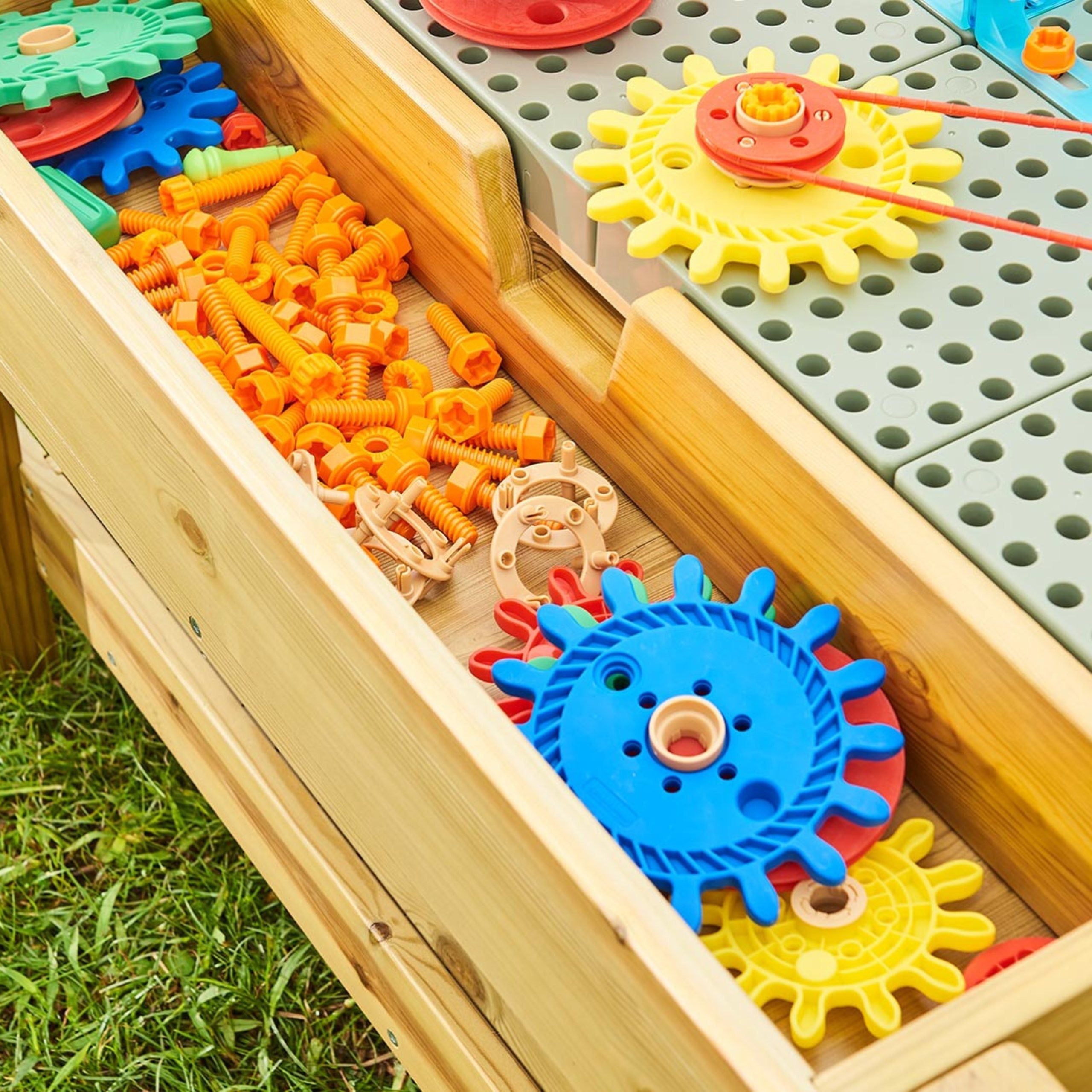 Дървена образователна маса Masterkidz 1200 l Stem Outdoor + аксесоари