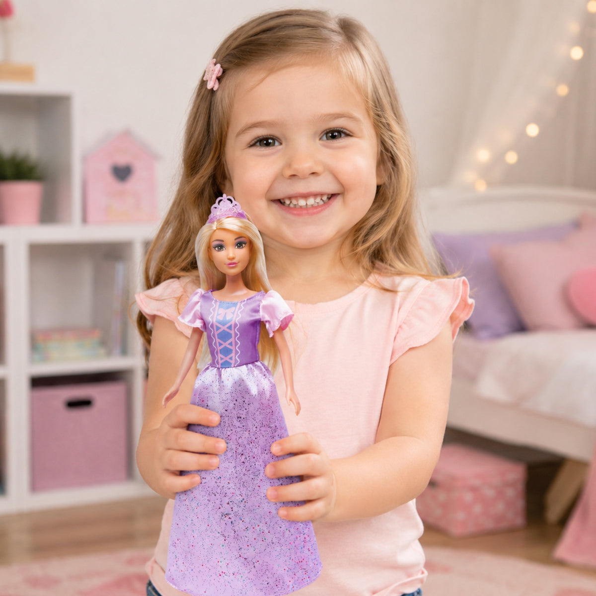 Woopie Royal Lily Modepuppe, schöne Prinzessin mit Krone