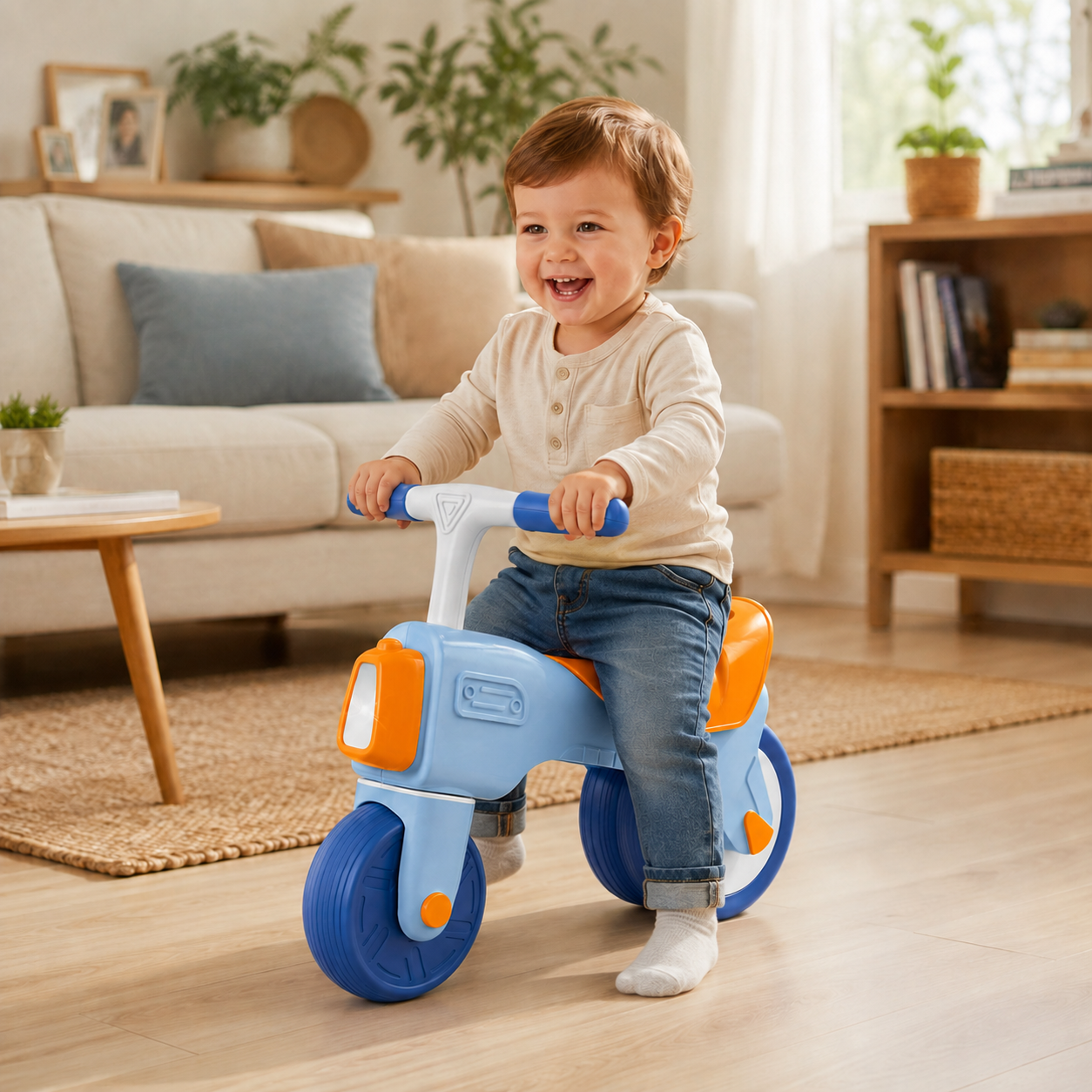 Woopie Balance Bike Ride-on Sound Light 18m+