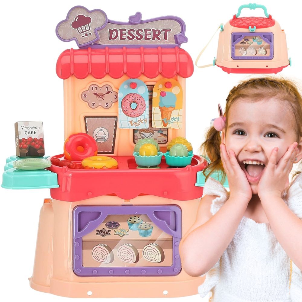 Woopie Confectionery Ice Cream Parlor 3-in-1 Suitcase 25-piece Bag