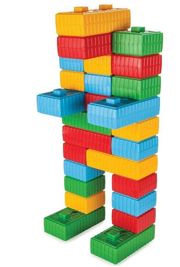 Woopie Costruzioni Blocchi Xxl Set Con Auto 43 Pezzi.
