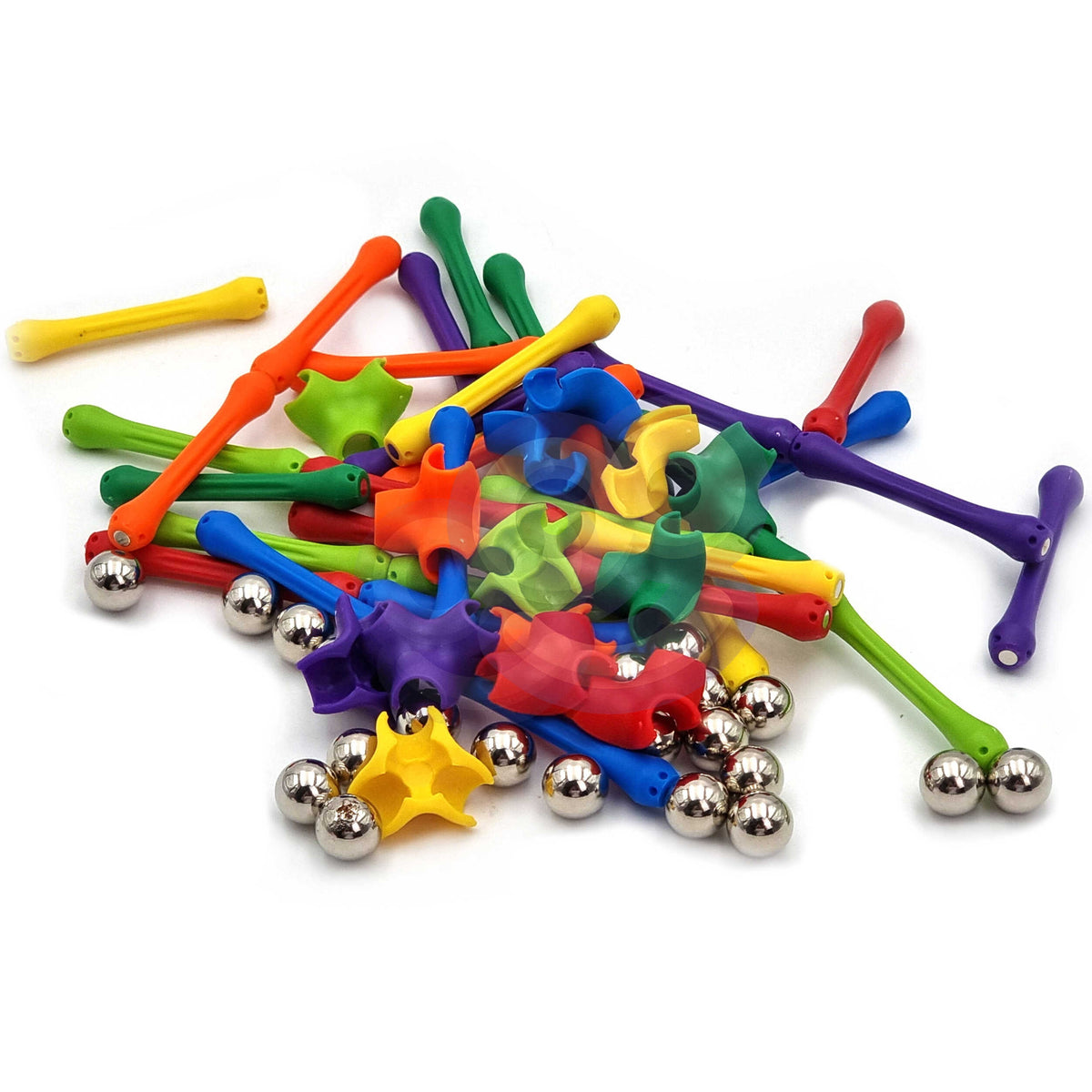 Woopie Magnetic Construction Blocks Creative Puzzle 70 Stk.