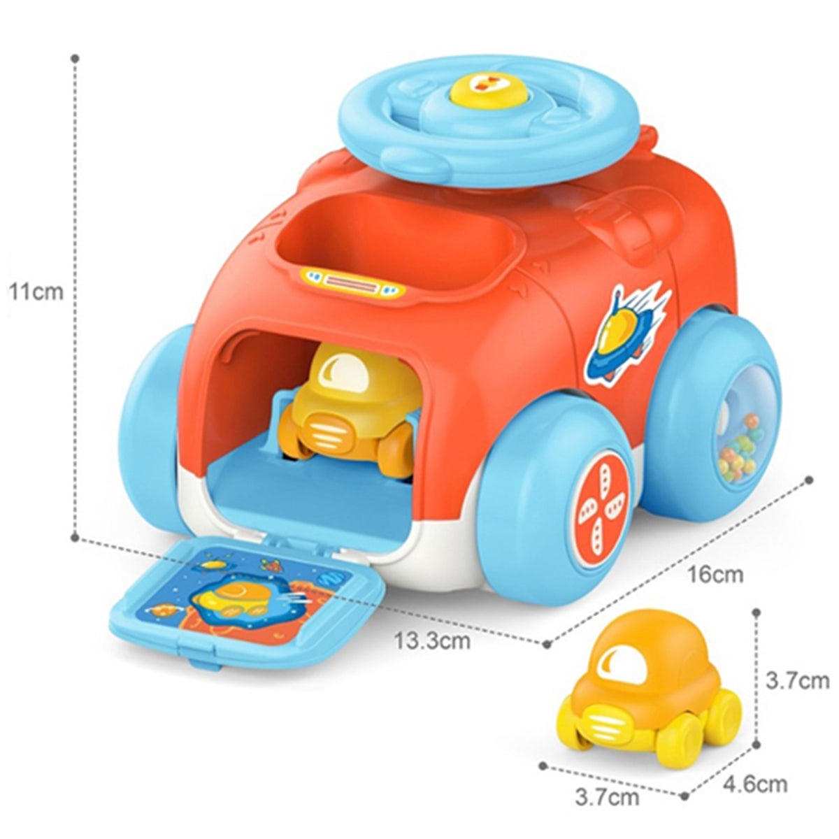 Zestaw automatycznej katapulty Woopie Baby Car Launcher