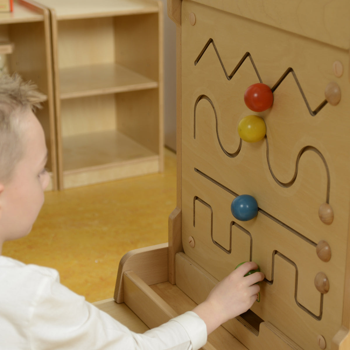Planche coulissante à motricité fine Montessori Masterkidz