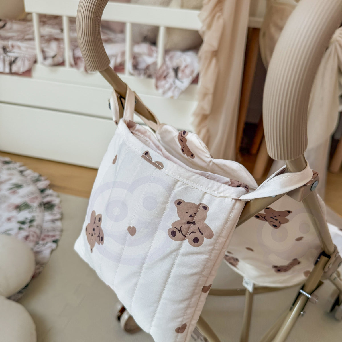 Woopie Royal Vintage Teddybär Puppenwagen